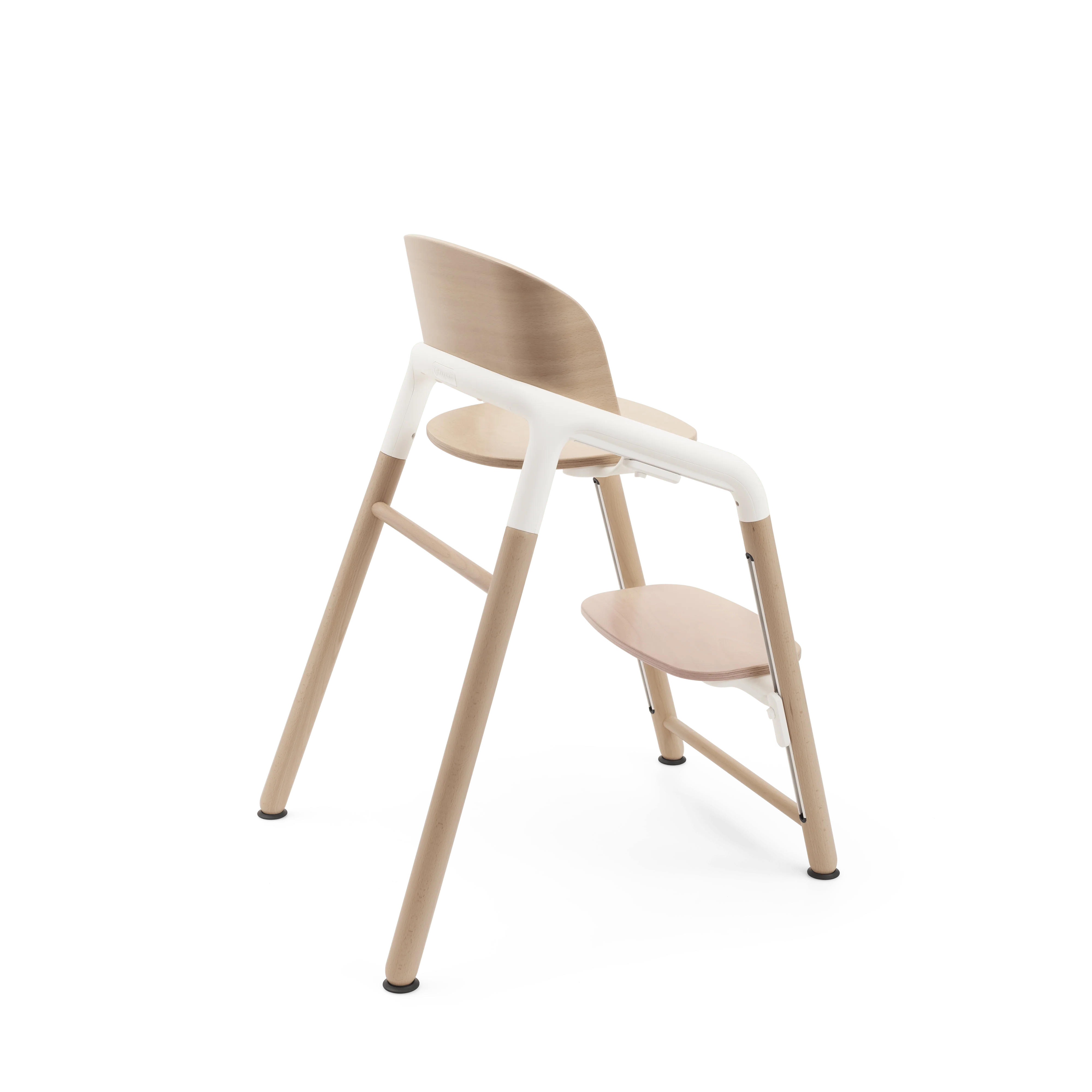 Bugaboo Giraffe Highchair Base - Neutral Wood/White - Image 3