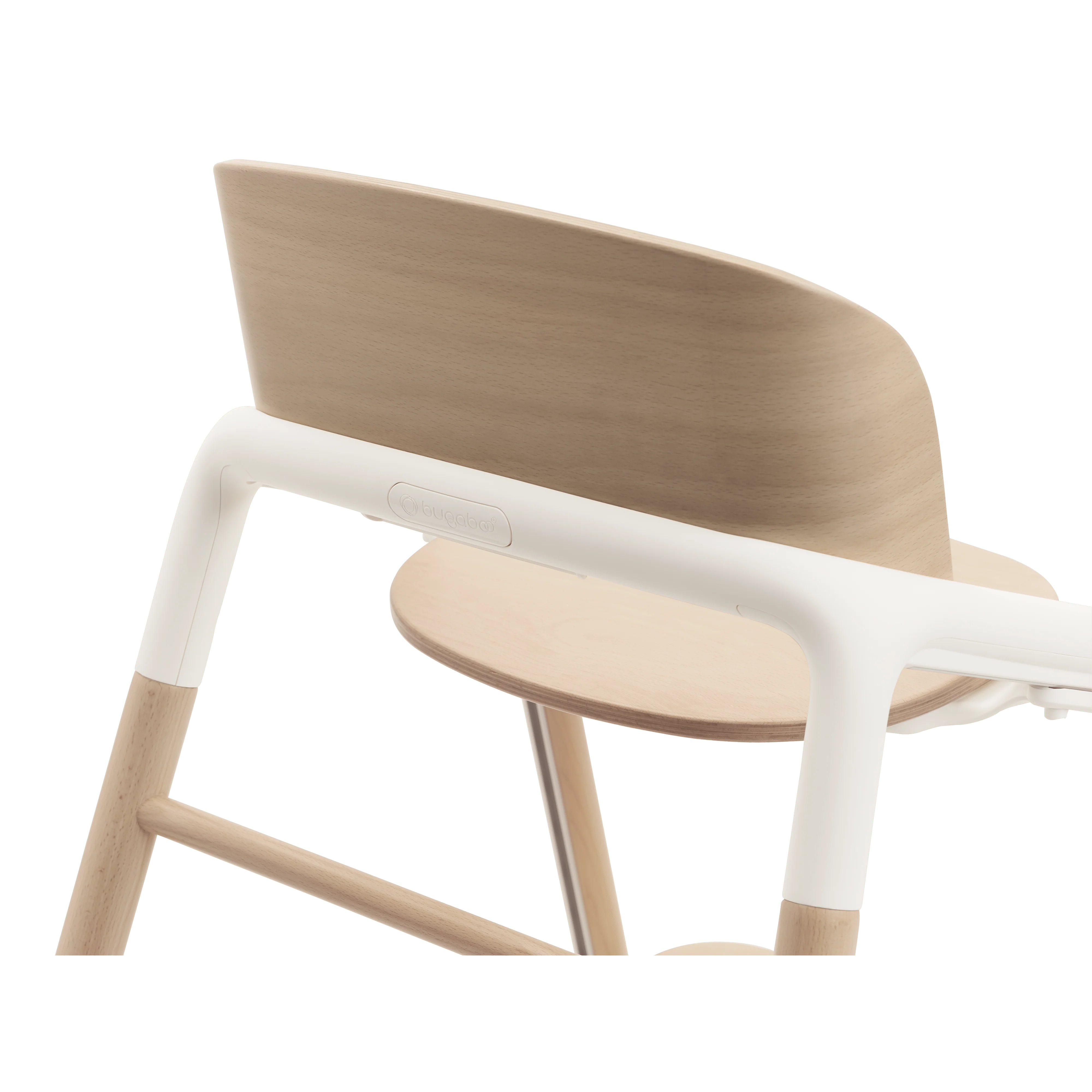 Bugaboo Giraffe Highchair Base - Neutral Wood/White - Image 4