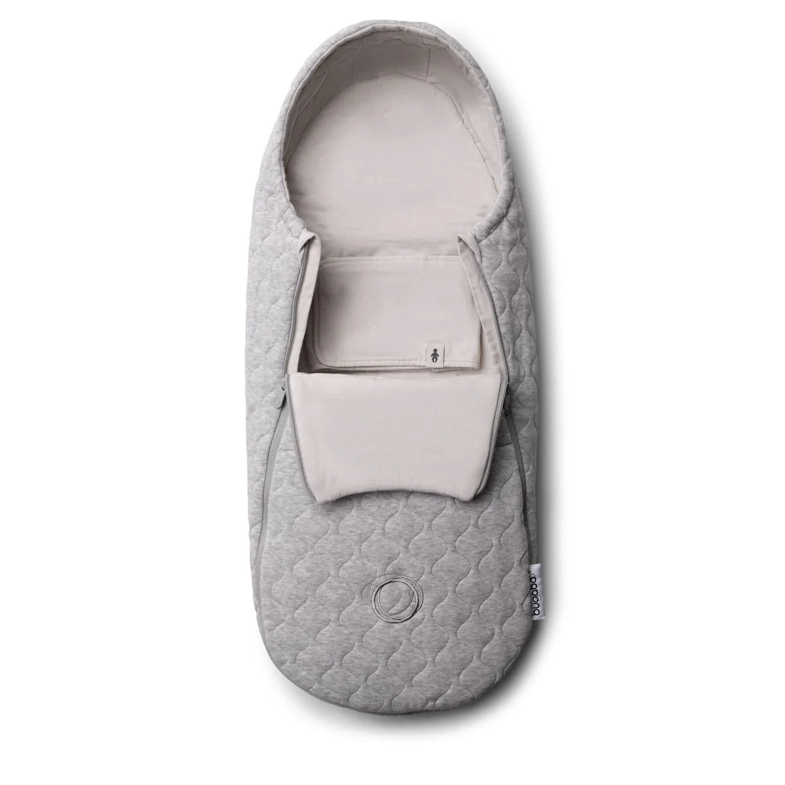 Bugaboo Newborn Inlay - Light Grey Melange - Image 2