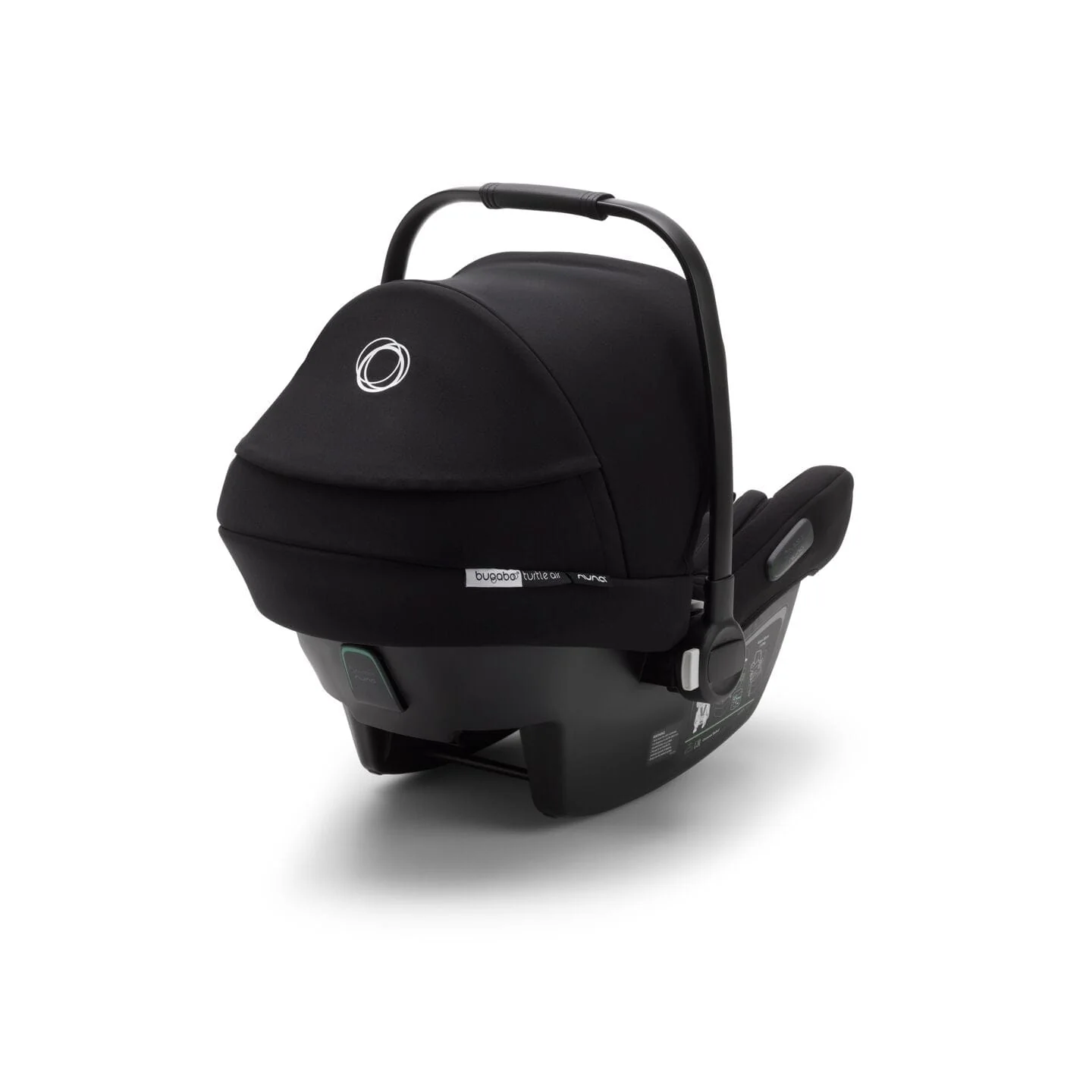 Bugaboo Turtle Air Car Seat & 360 Base by Nuna - Black - Image 5