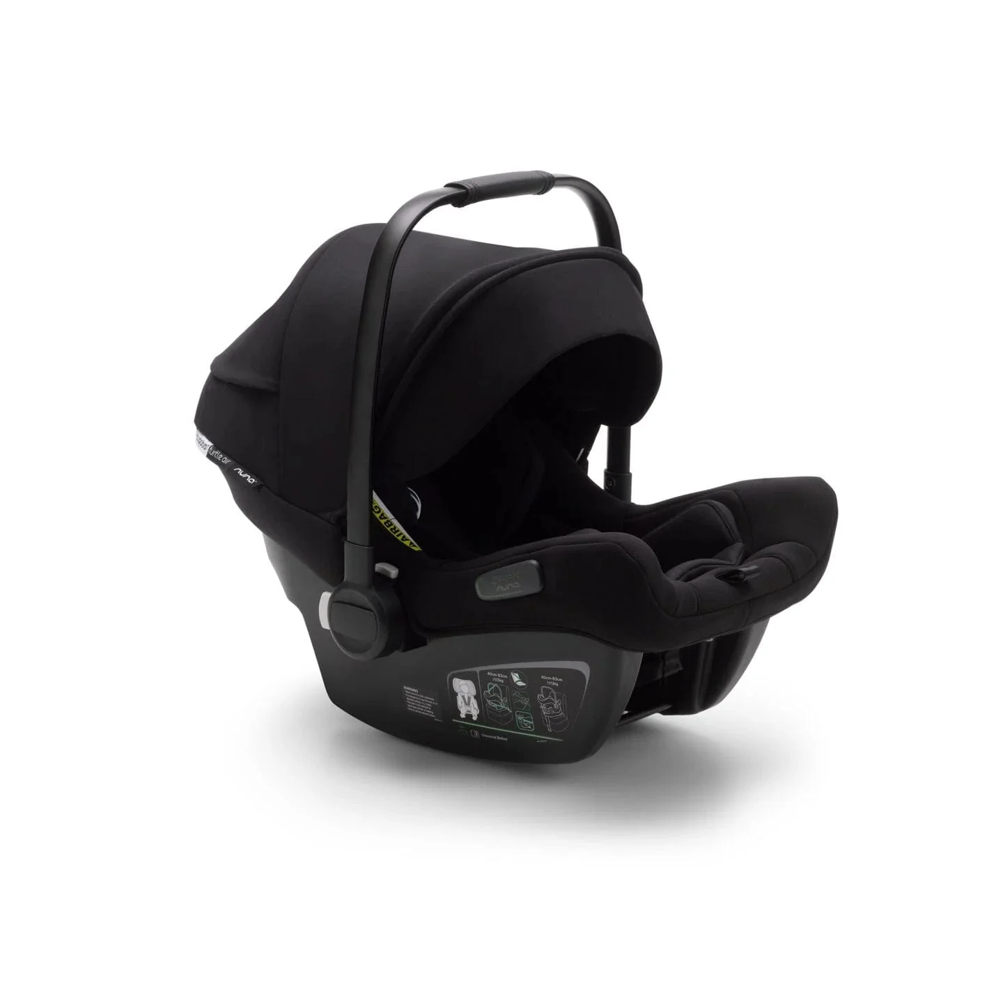 Bugaboo Turtle Air Car Seat & 360 Base by Nuna - Black - Image 6