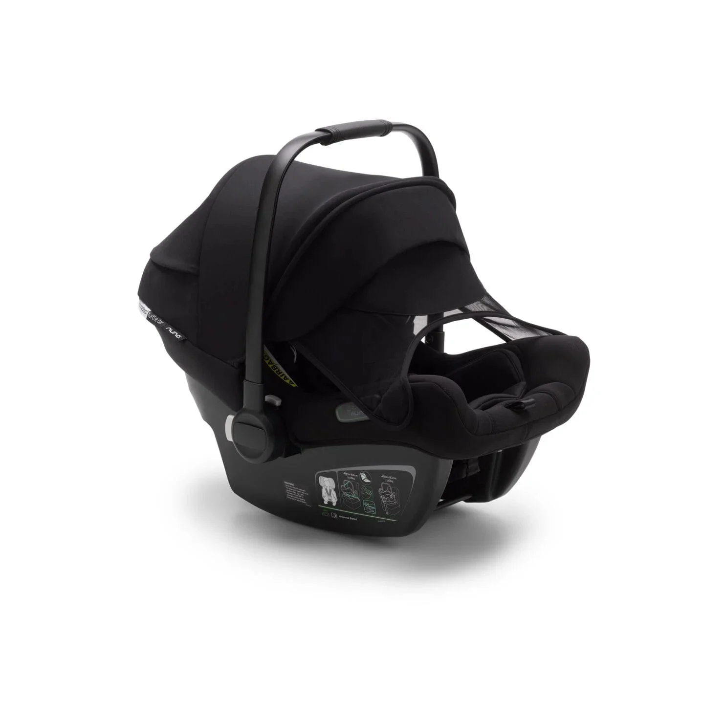 Bugaboo Turtle Air Car Seat & 360 Base by Nuna - Black - Image 8