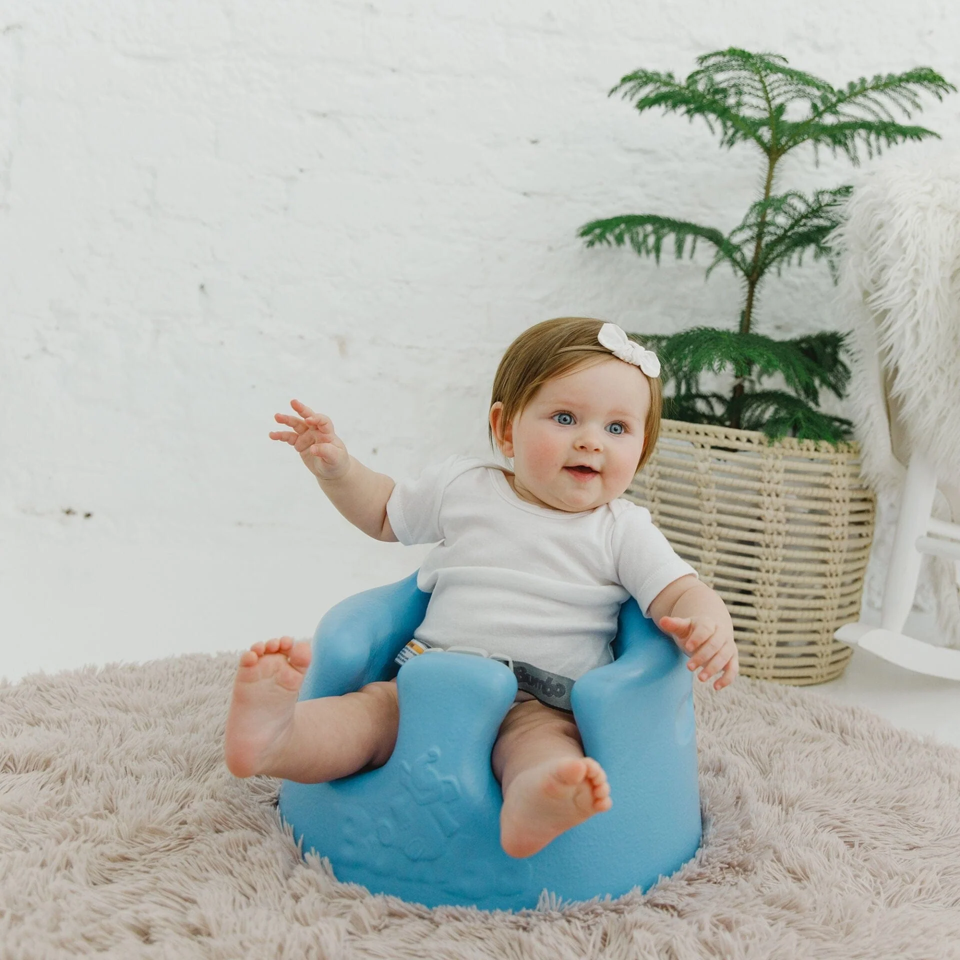 Bumbo Floor Seat - Powder Blue - Image 3