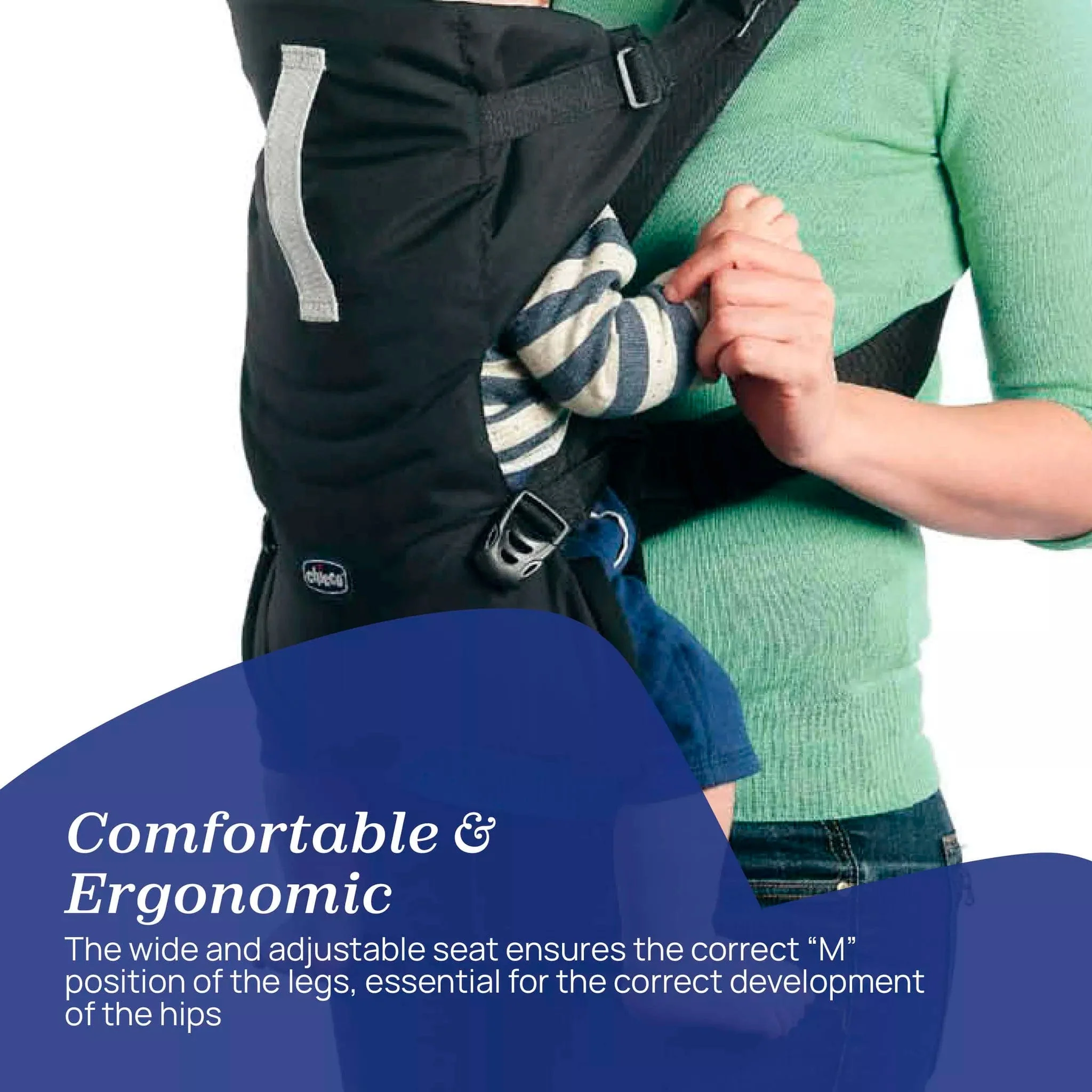 Chicco Easy Fit Baby Carrier - Black Night - Image 6