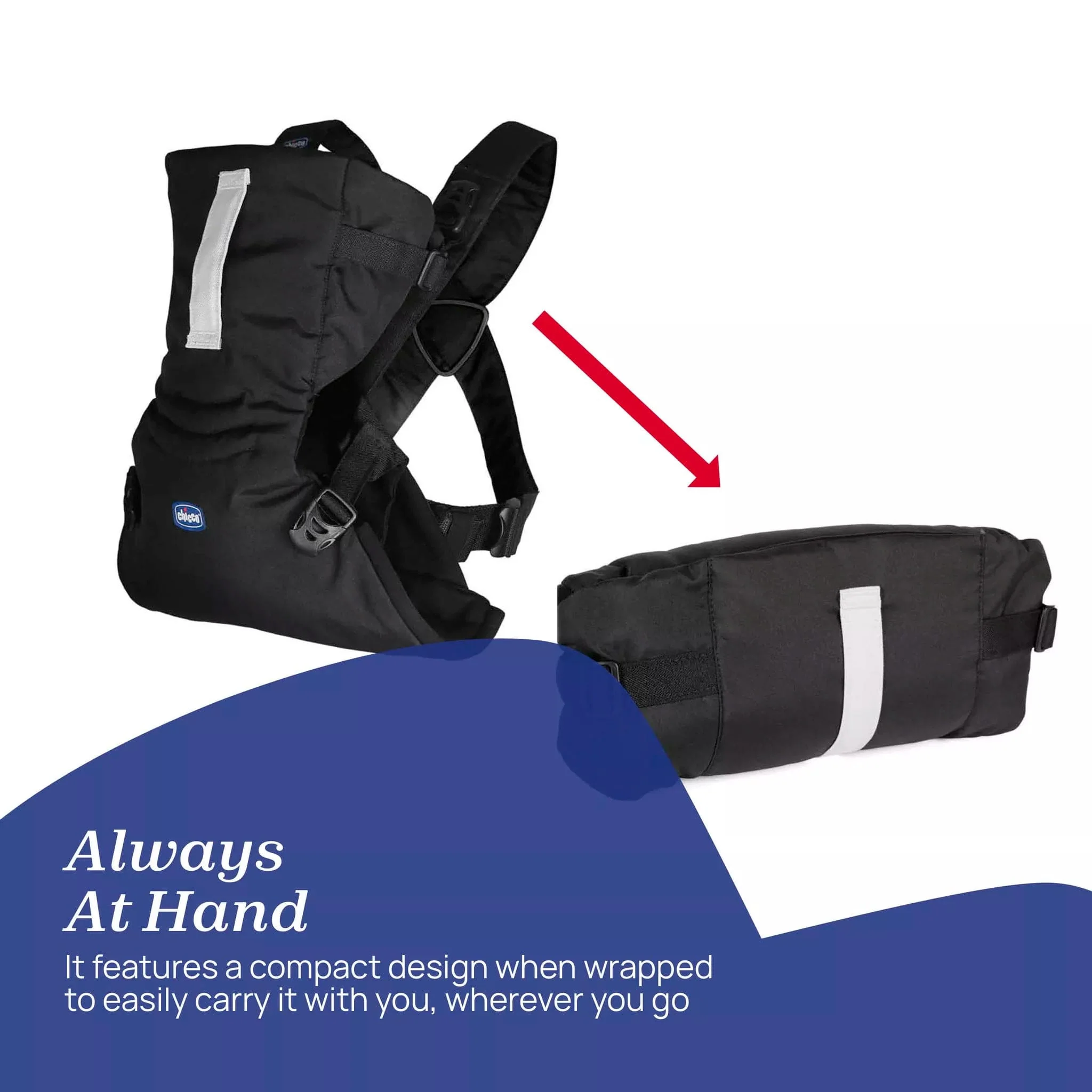 Chicco Easy Fit Baby Carrier - Black Night - Image 7