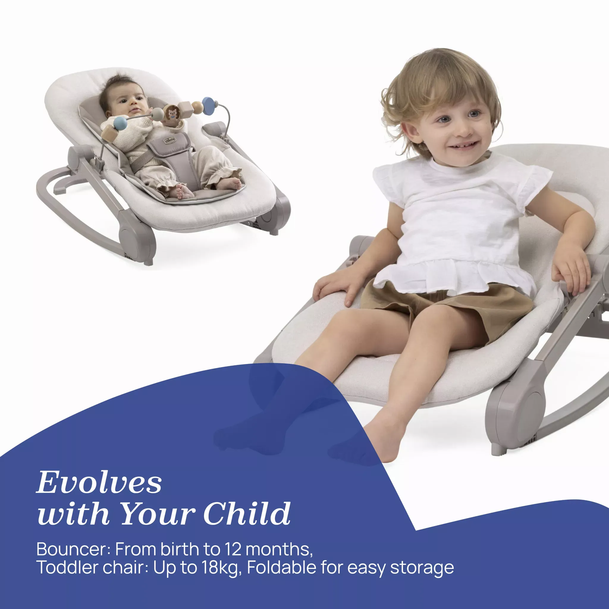 Chicco Magia Rocker - Vanilla - Image 5
