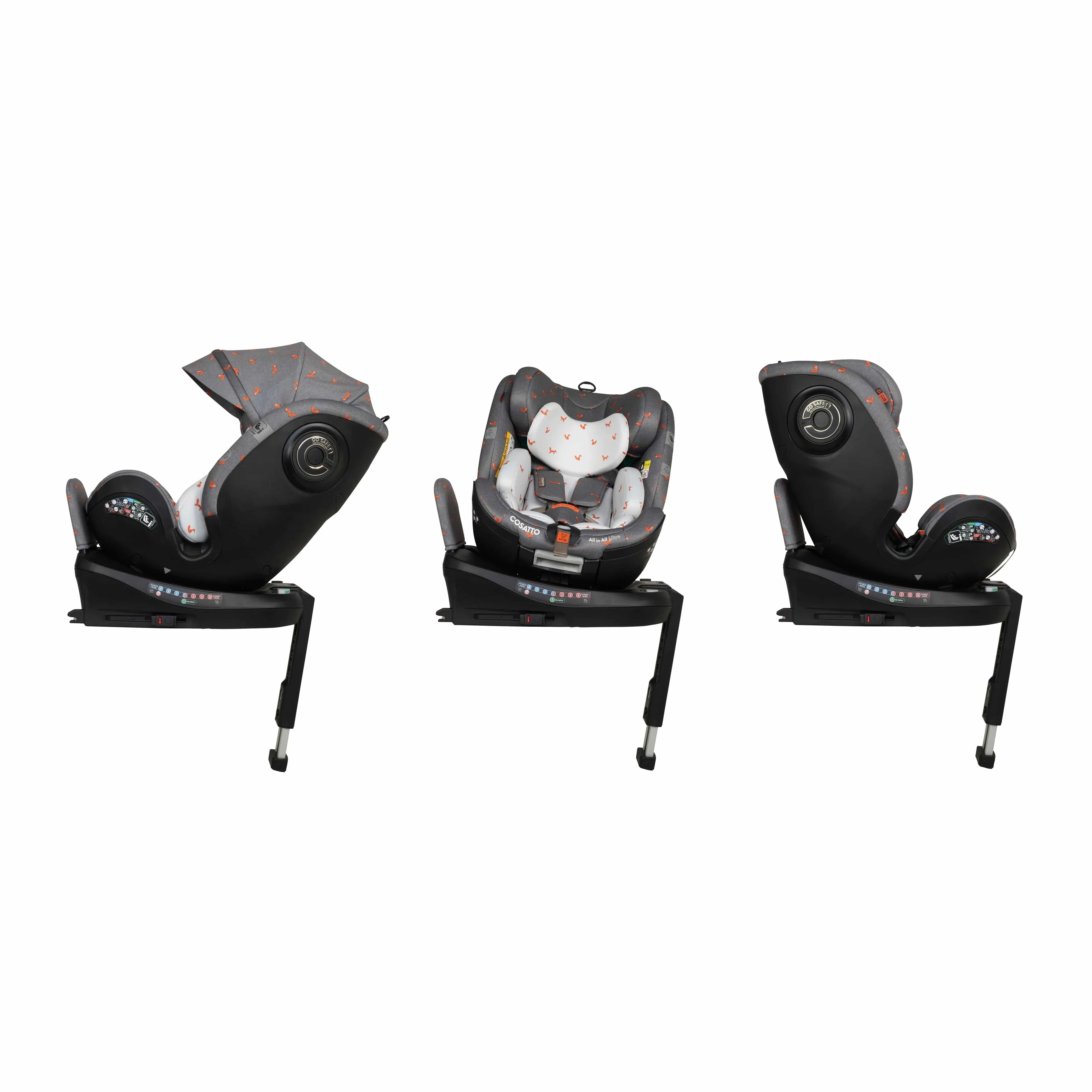 Cosatto All in All Ultra 360 Rotate i-Size Car Seat - Foxling - Image 4