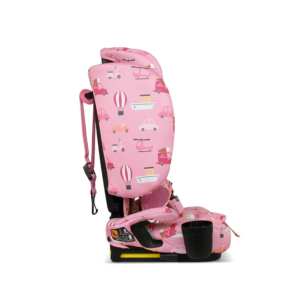 Cosatto On The Go i-Size Travel Car Seat - Itchy Feet Rosy - Image 5