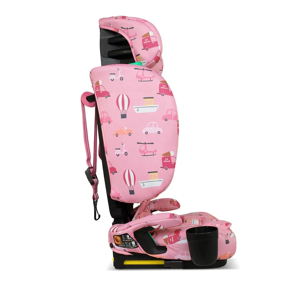 Cosatto On The Go i-Size Travel Car Seat - Itchy Feet Rosy - Image 6