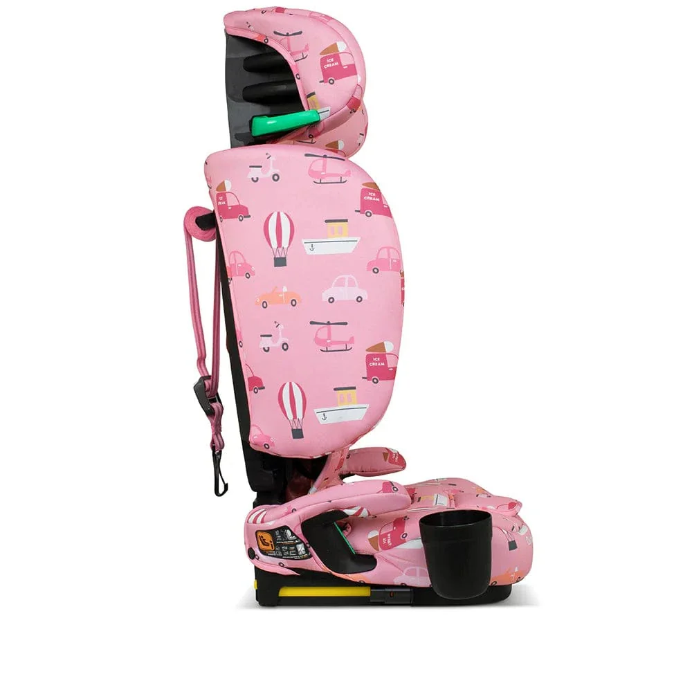 Cosatto On The Go i-Size Travel Car Seat - Itchy Feet Rosy - Image 7