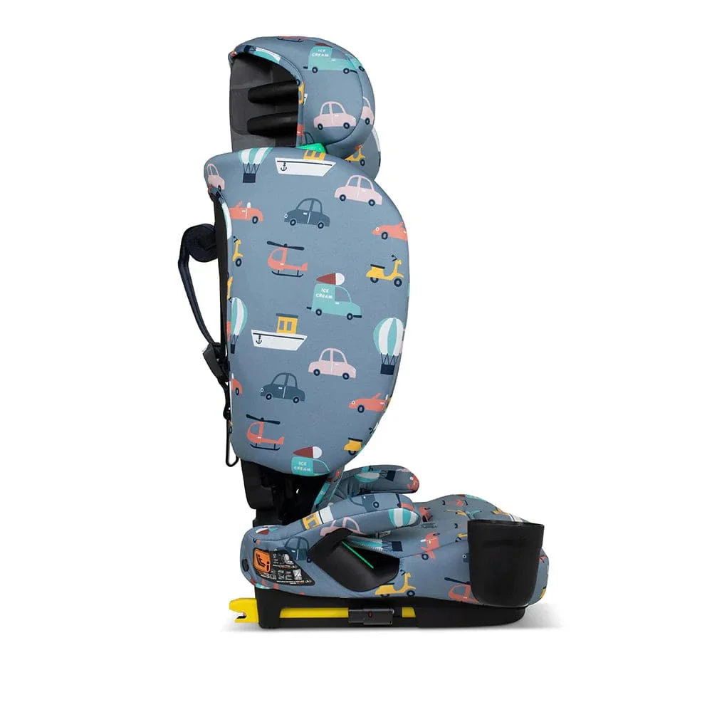 Cosatto On The Go i-Size Travel Car Seat - Itchy Feet Sky - Image 6