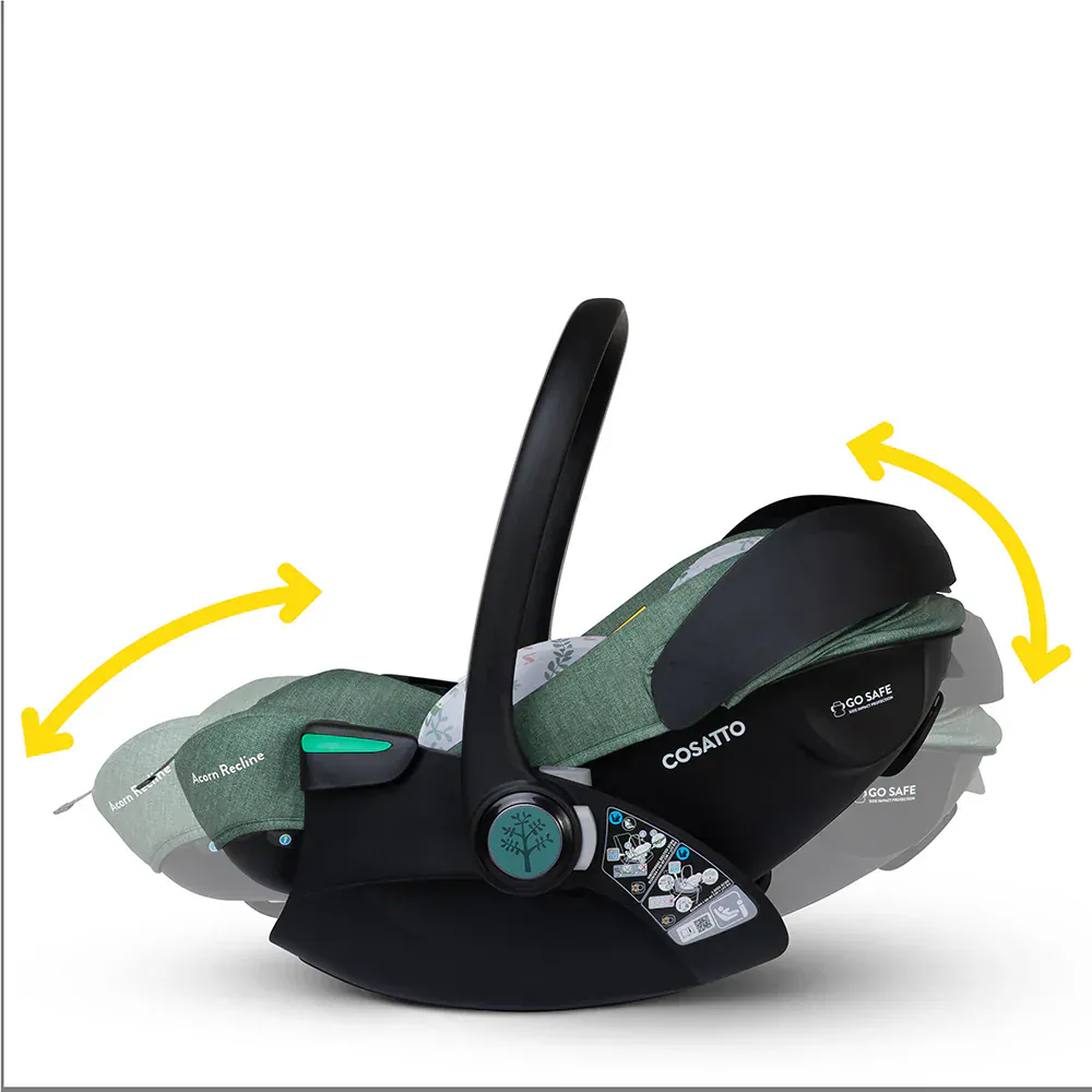 Cosatto Wow 3 All Stage Family Rotate & Recline 2 Base Bundle - Meadow - Image 25