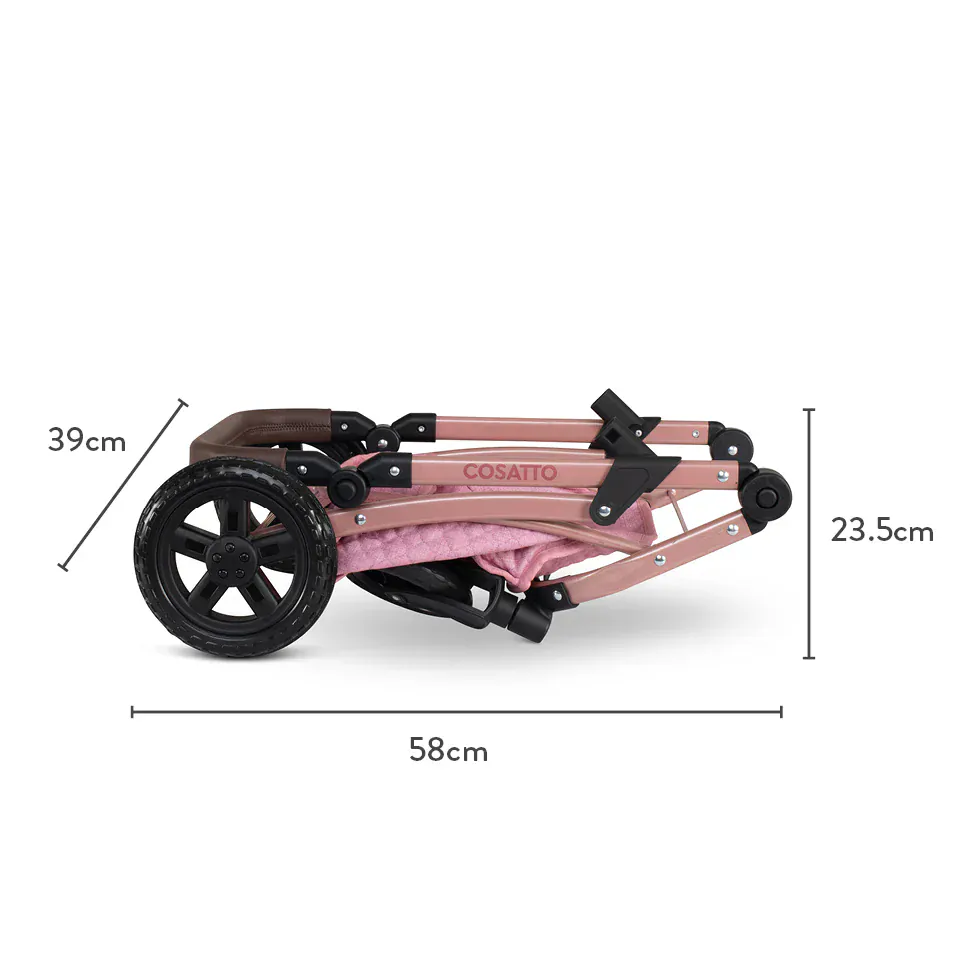 Cosatto Wow 3-in-1 Dolls Pram Travel System - Camille - Image 13