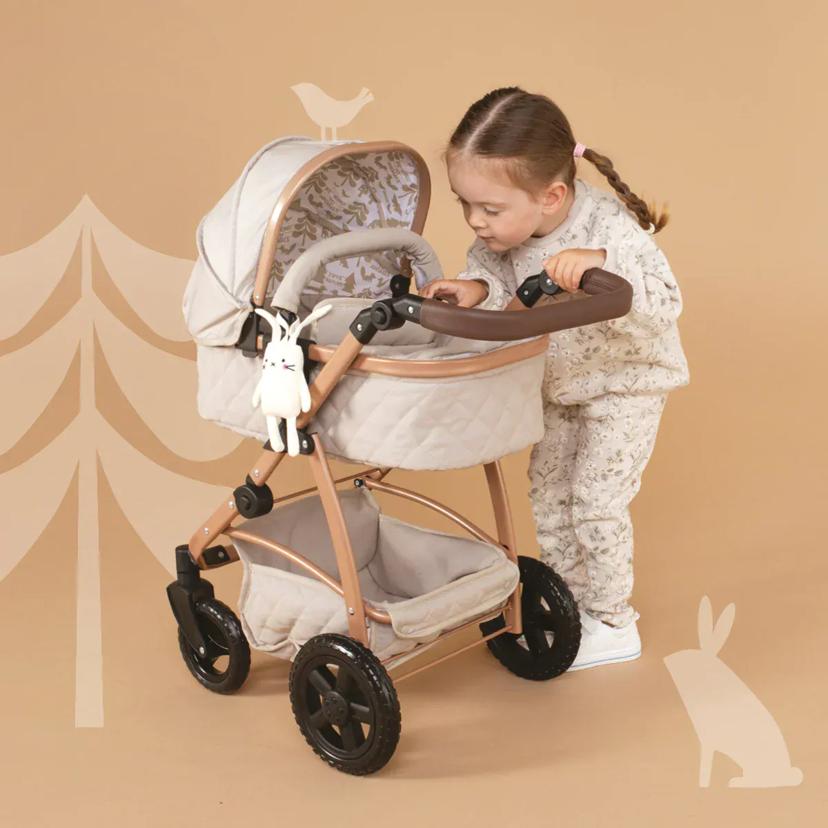 Cosatto Wow 3-in-1 Dolls Pram Travel System - Whisper - Image 3