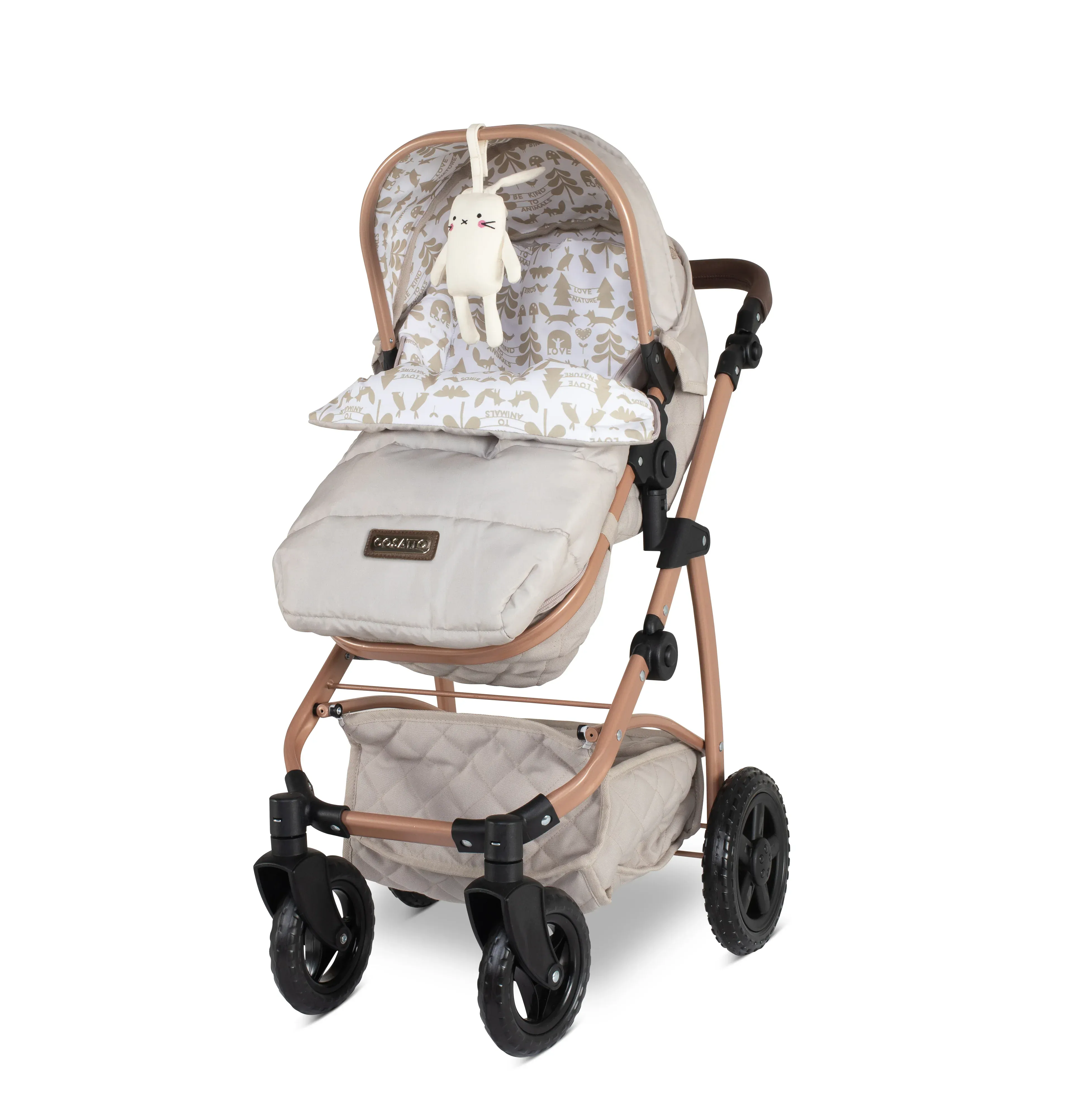 Cosatto Wow 3-in-1 Dolls Pram Travel System - Whisper - Image 6