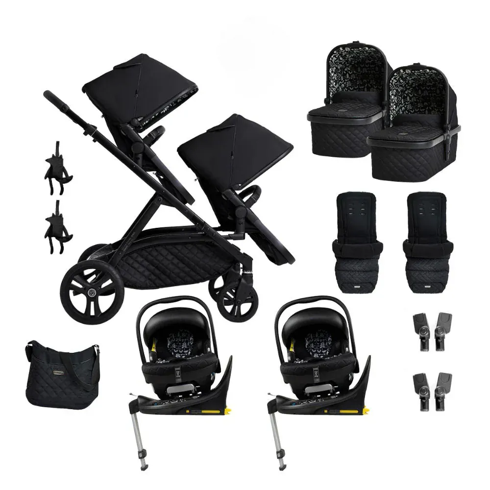 Cosatto Wow XL Twin Rotating Everything Bundle - Silhouette