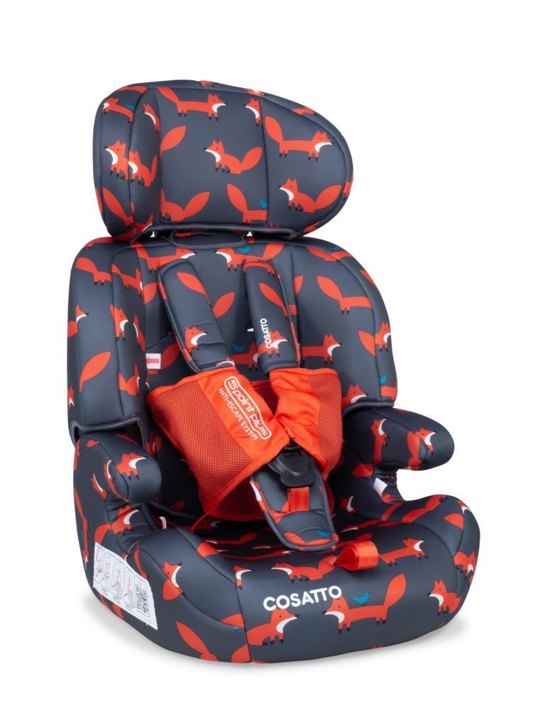 Cosatto Zoomi Group 123 Car Seat - Charcoal Mister Fox - Image 3
