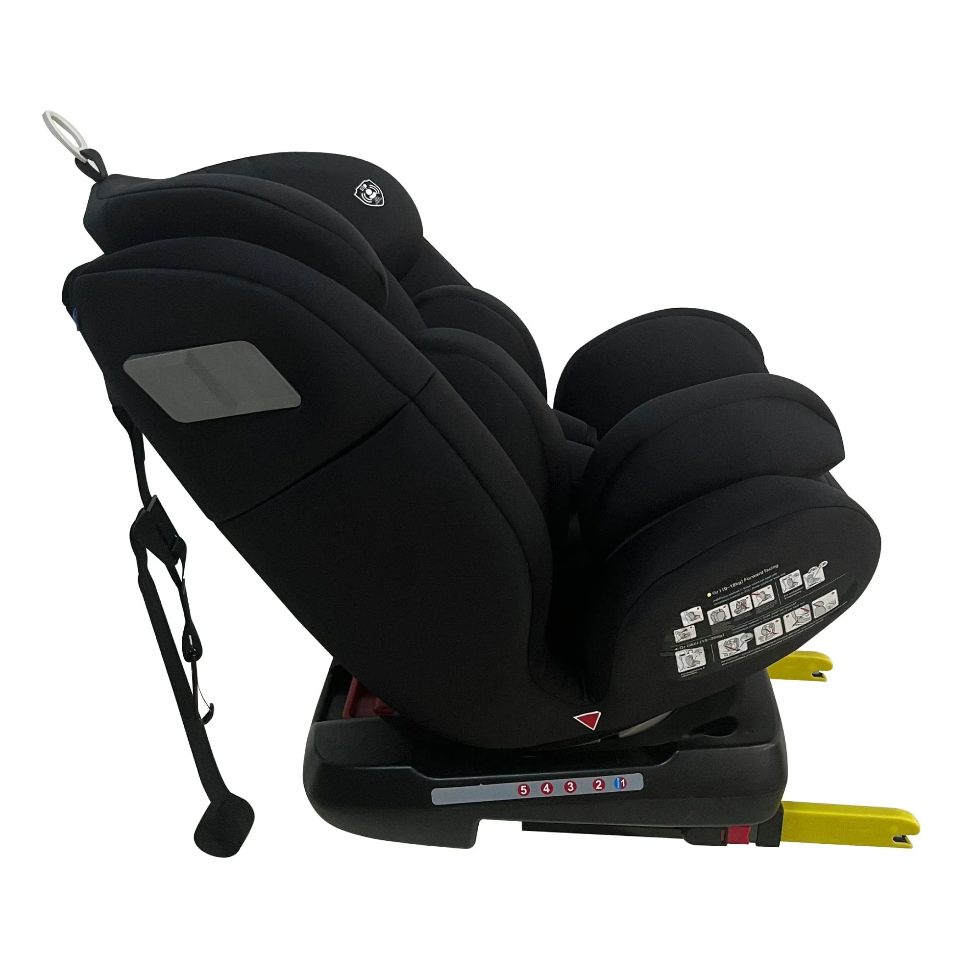 Cozy N Safe Apollo Group 0+/1/2/3 360° Car Seat - Black - Image 8