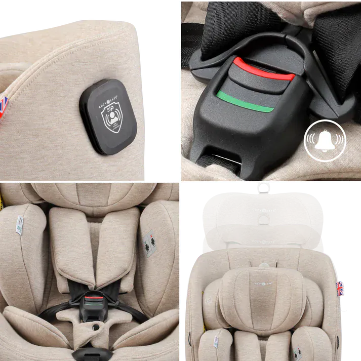Cozy N Safe Apollo i-Size 360 Child Car Seat - Ivory - Image 2