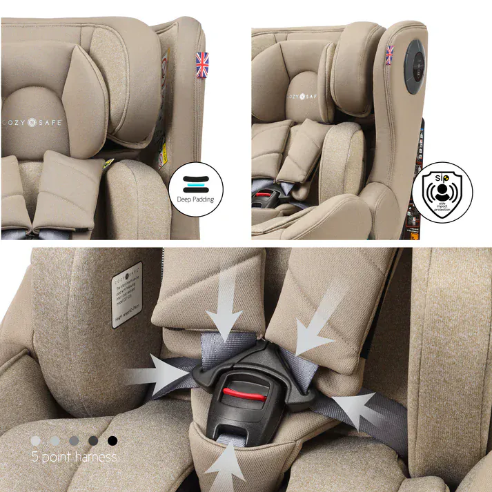 Cozy N Safe Comet+ i-Size 360 Car Seat - Ecru - Image 2