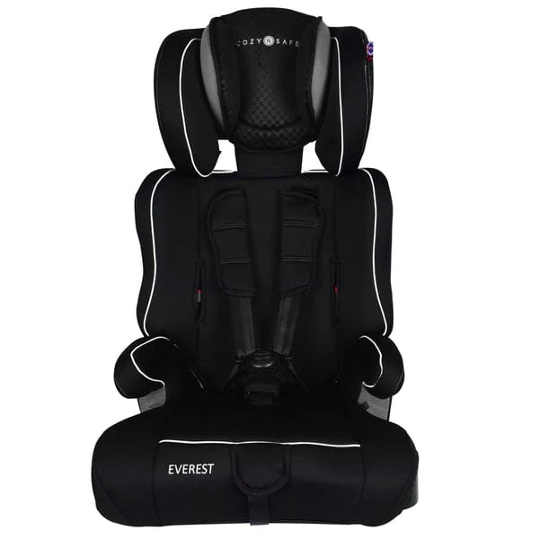 Cozy N Safe Everest Group 1/2/3 Child Car Seat - Black/Grey - Image 6