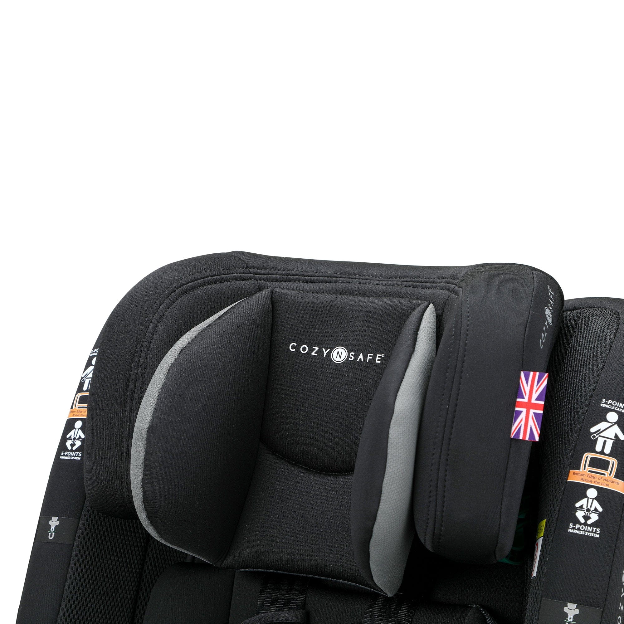 Cozy N Safe Everest i-Size Car Seat - Onyx - Image 9