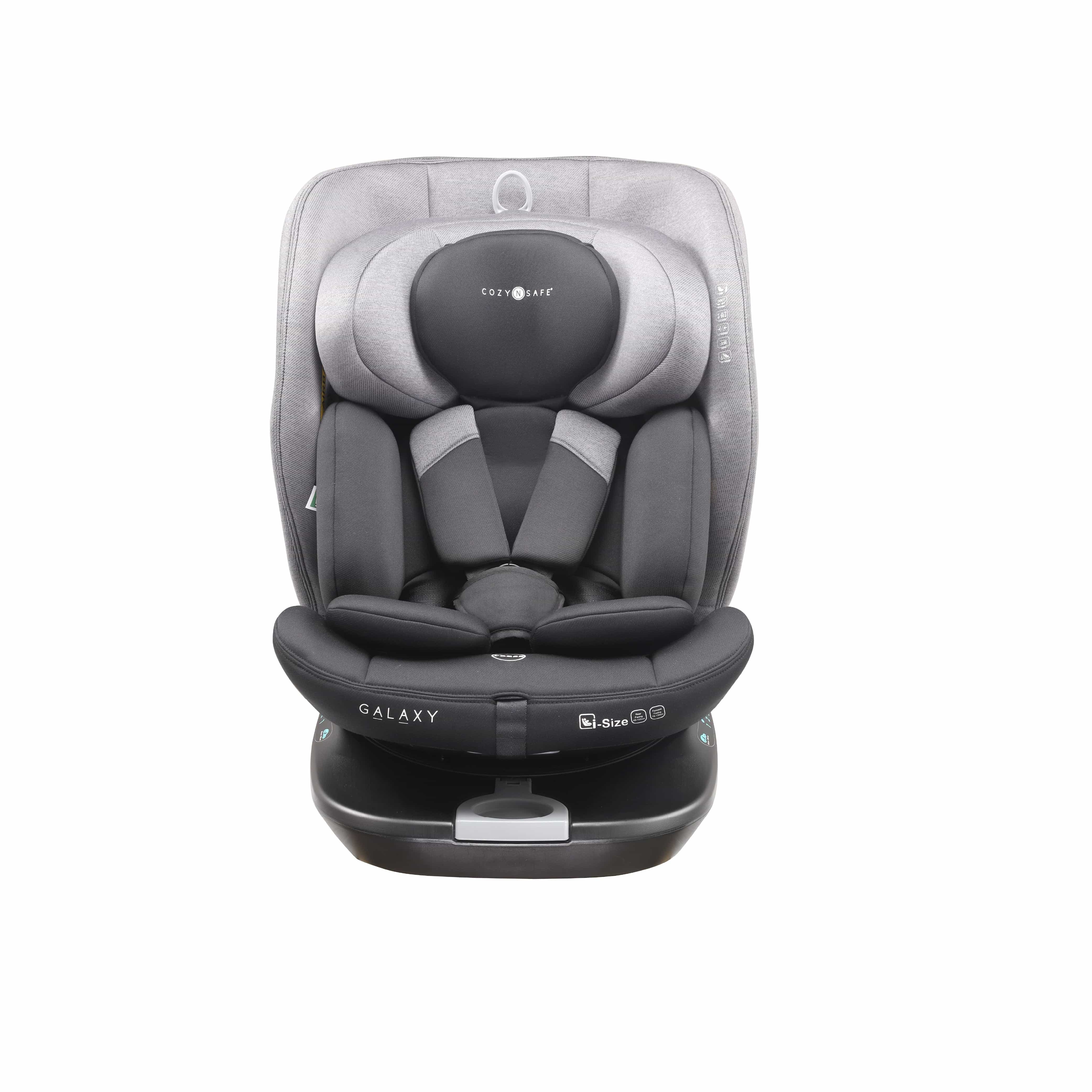 Cozy N Safe Galaxy i-Size 360 Car Seat - Black/Grey - Image 2