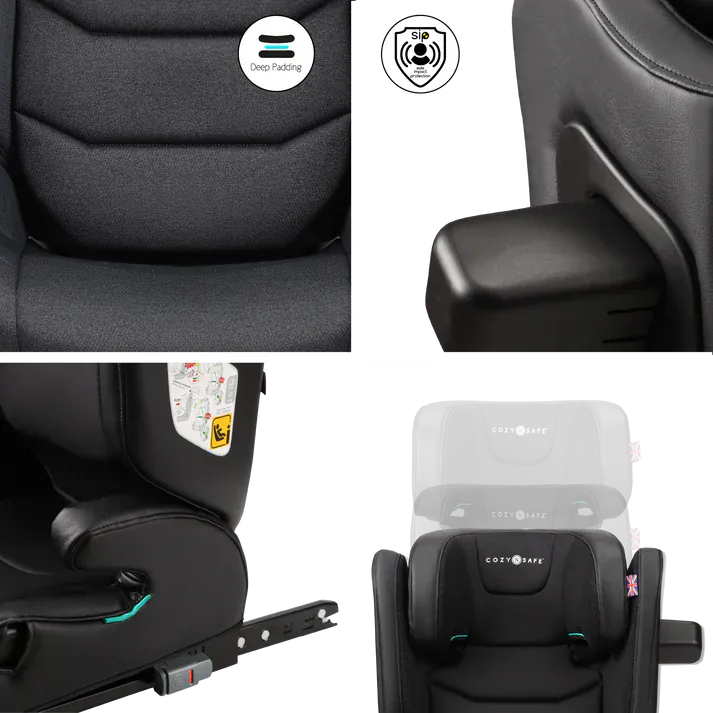Cozy N Safe Portland i-Size Car Seat - Jet - Image 4