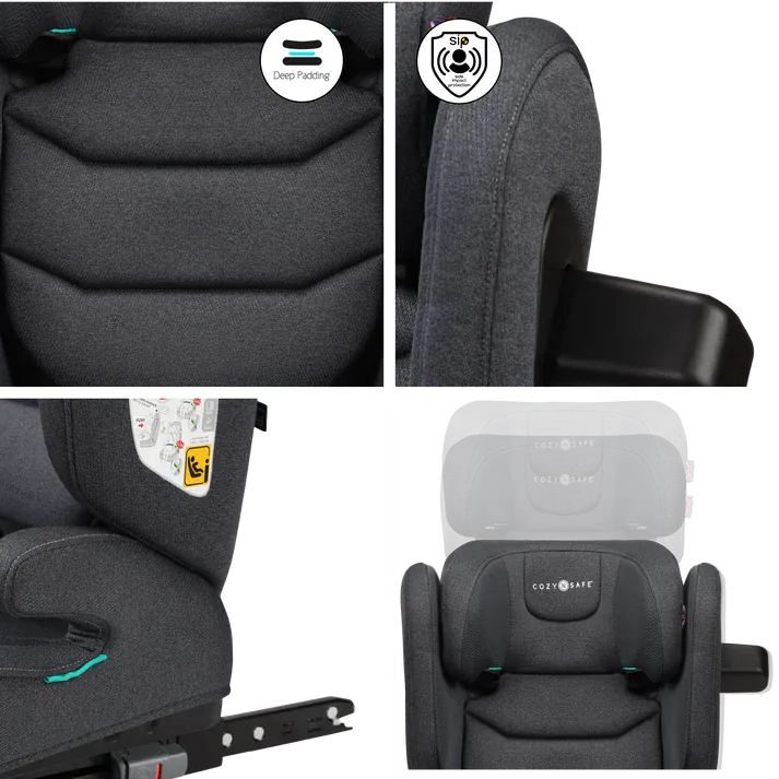 Cozy N Safe Portland i-Size Car Seat - Slate - Image 4