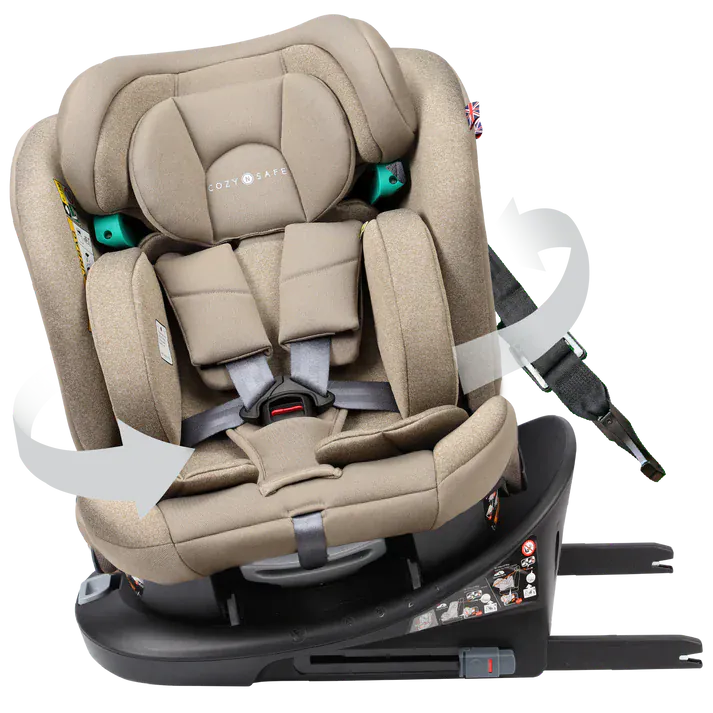 Cozy N Safe Vesta i-Size 360 Car Seat - Ecru - Image 6