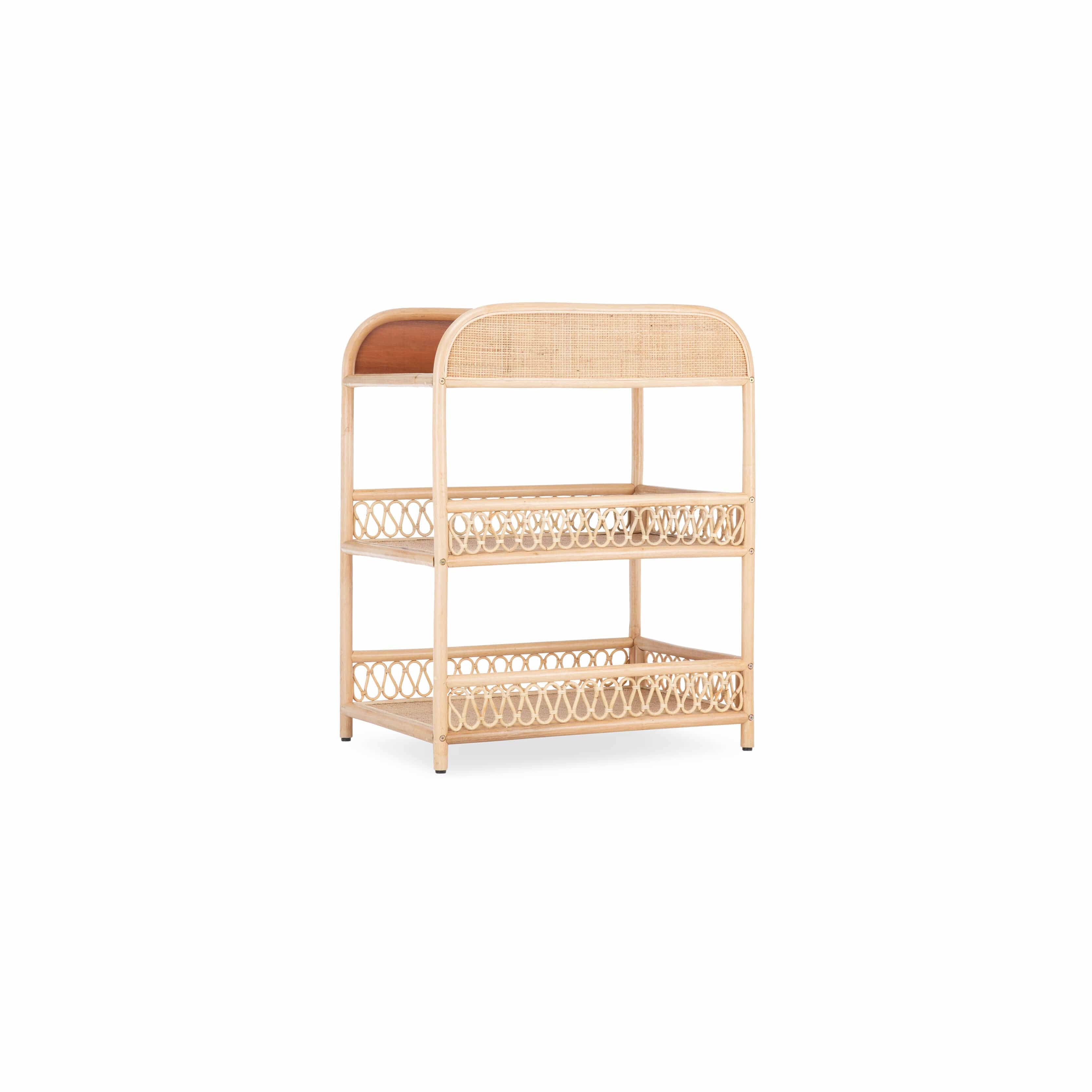 Cuddleco Aria 3pc Set Crib, Changer, Clothes Rail - Rattan - Image 13