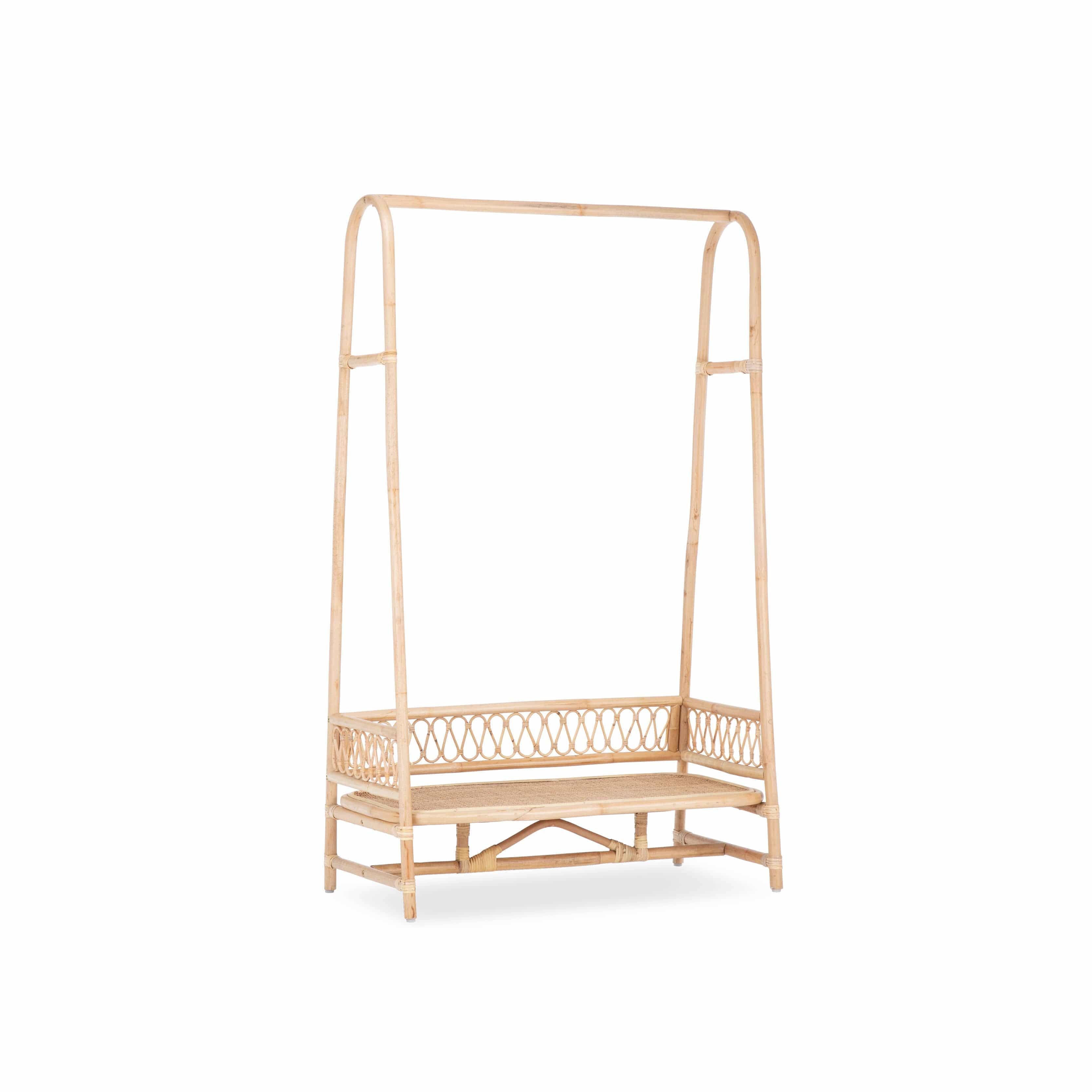 Cuddleco Aria 3pc Set Crib, Changer, Clothes Rail - Rattan - Image 15