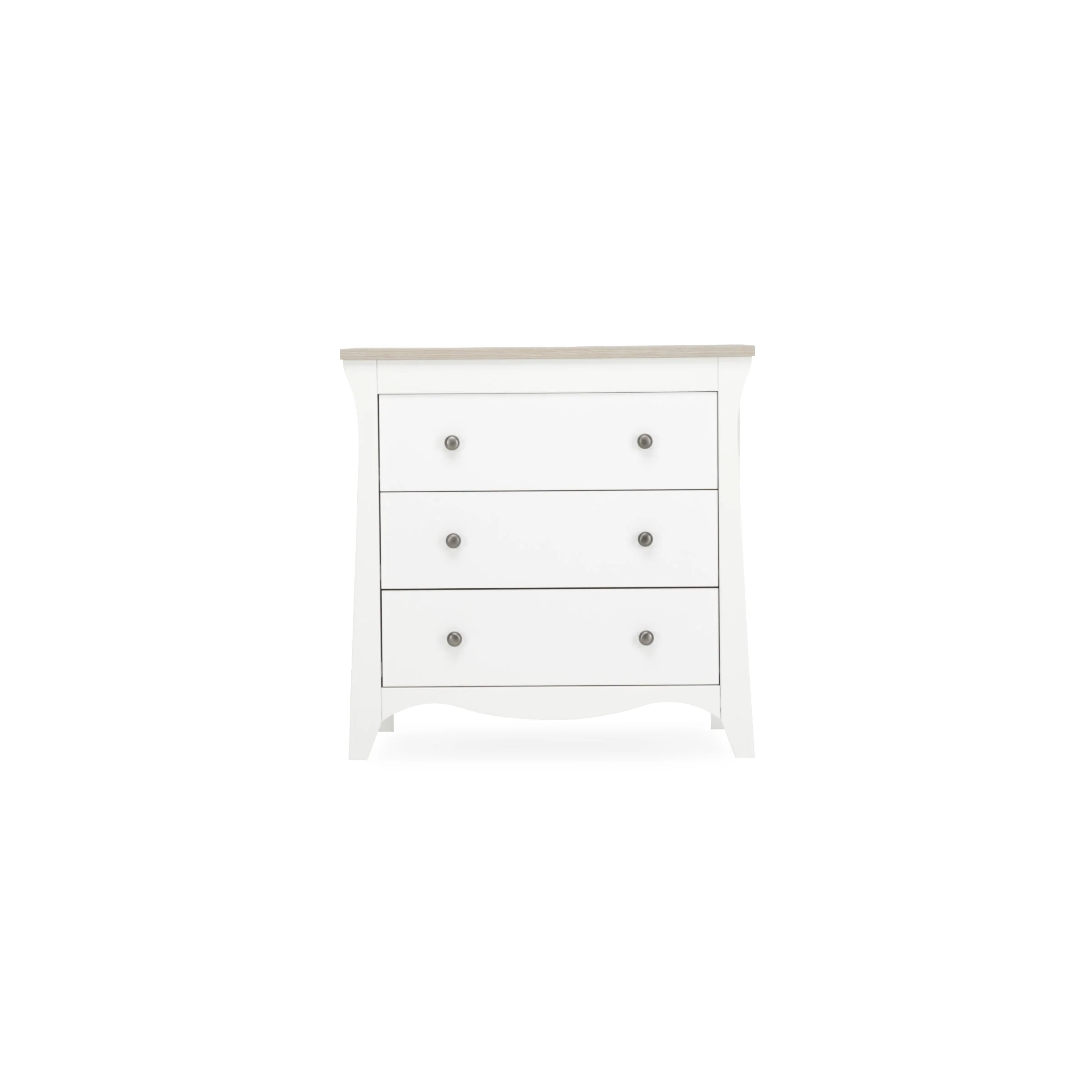 Cuddleco Clara 3 Drawer Dresser - White Ash - Image 3