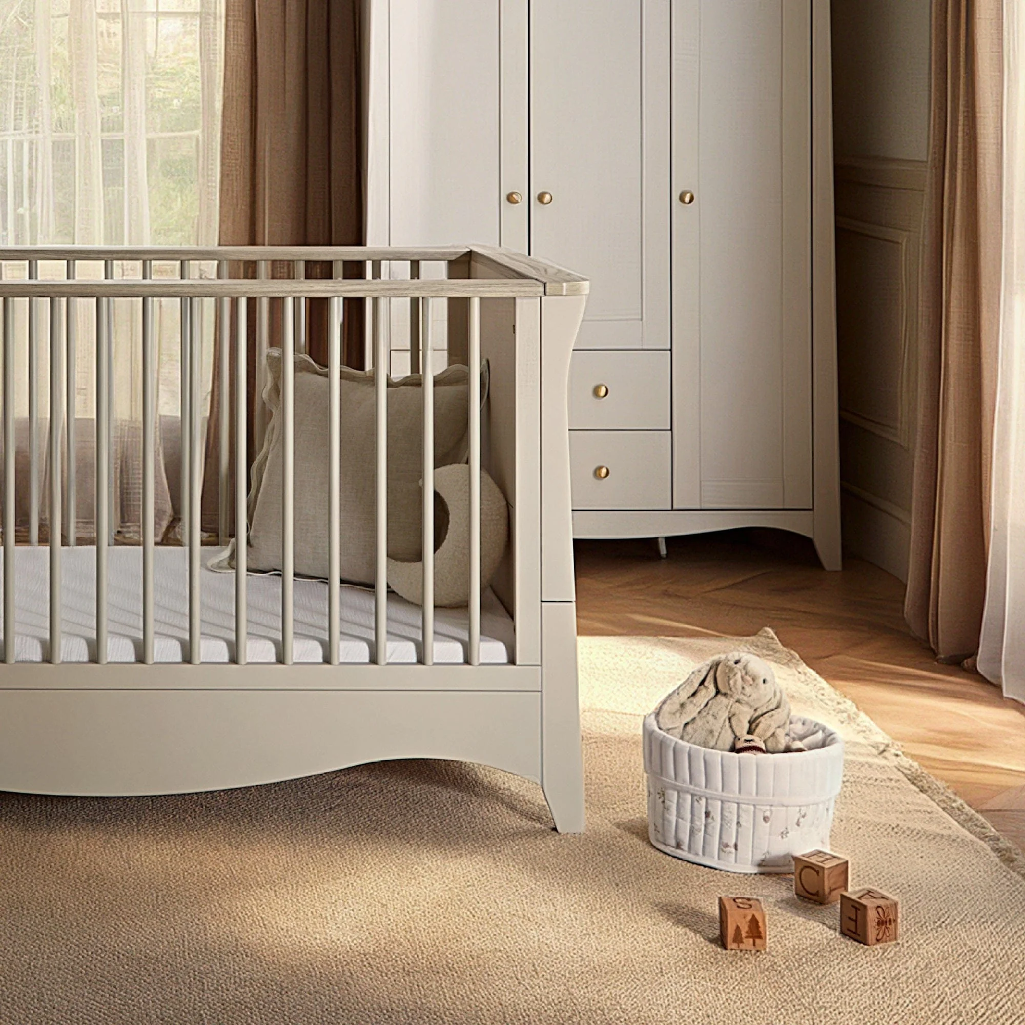 CuddleCo Clara 4pc Luxe Furniture Set - Cashmere & Ash - Image 3