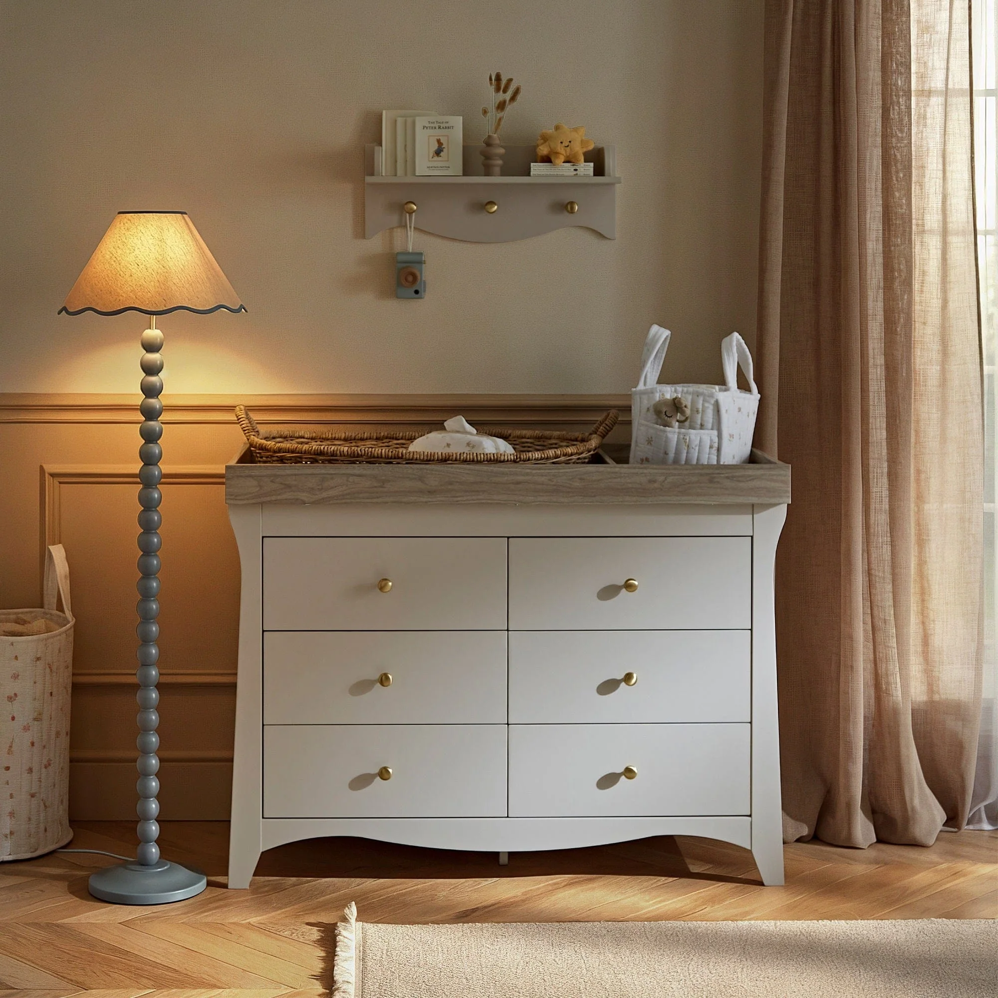 CuddleCo Clara 4pc Luxe Furniture Set - Cashmere & Ash - Image 4