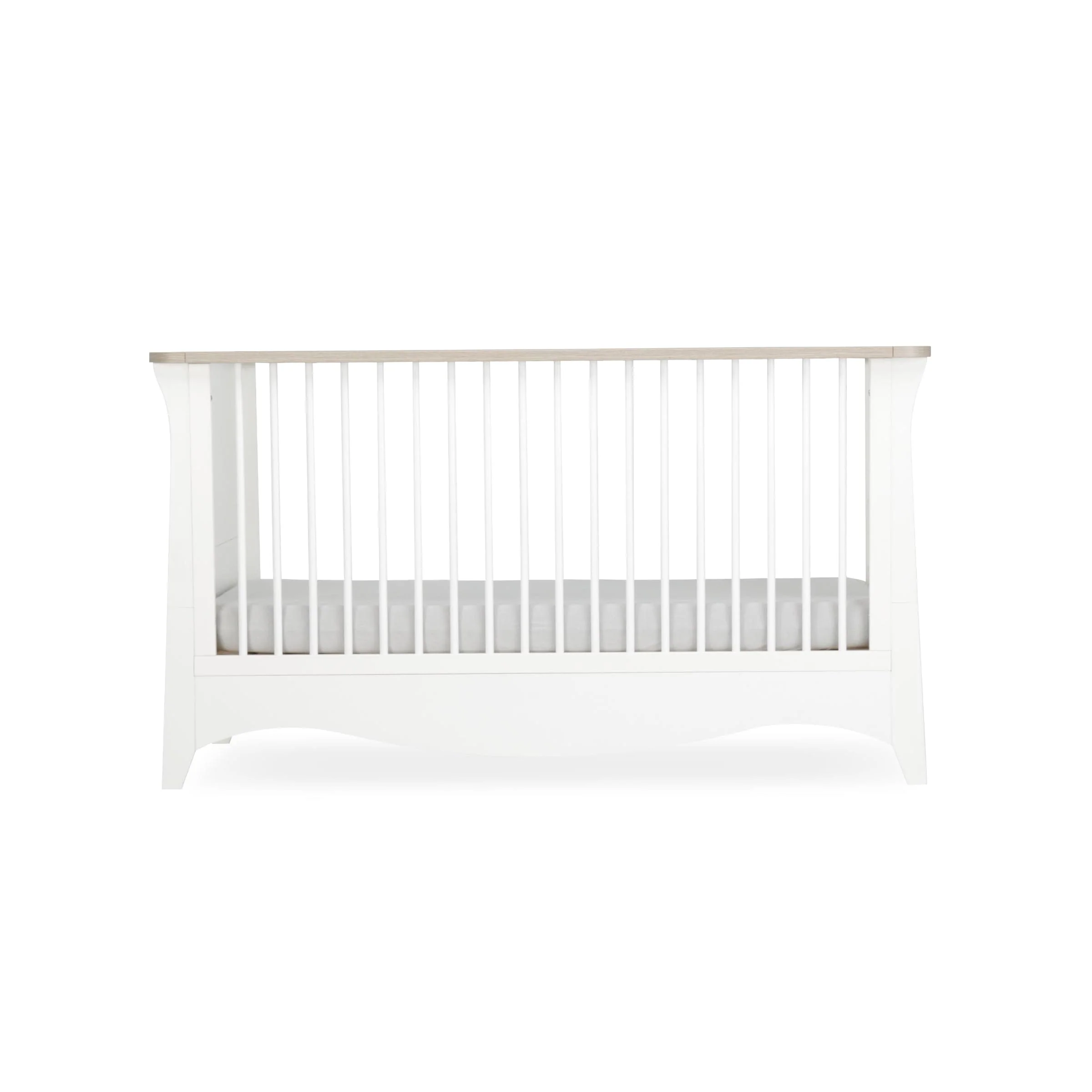 Cuddleco Clara Cot Bed - White & Ash