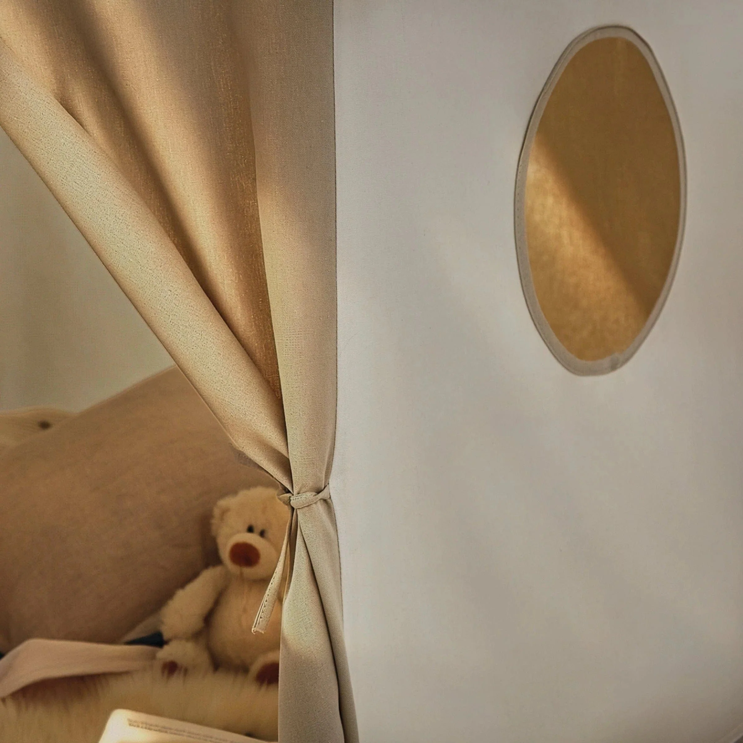 CuddleCo Pavilion Play Tent - Cookie - Image 4