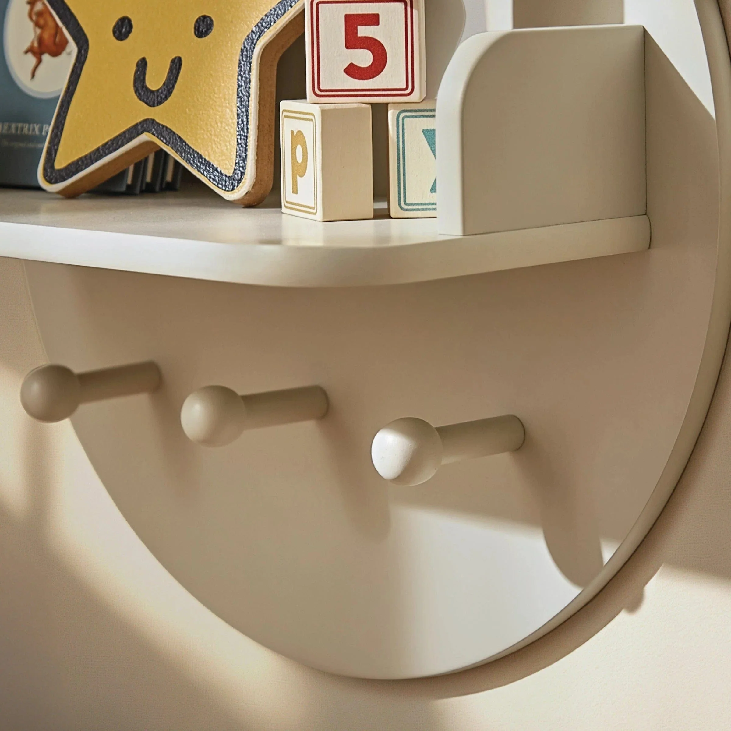 CuddleCo Play House Bear Shelf - Pebble - Image 3