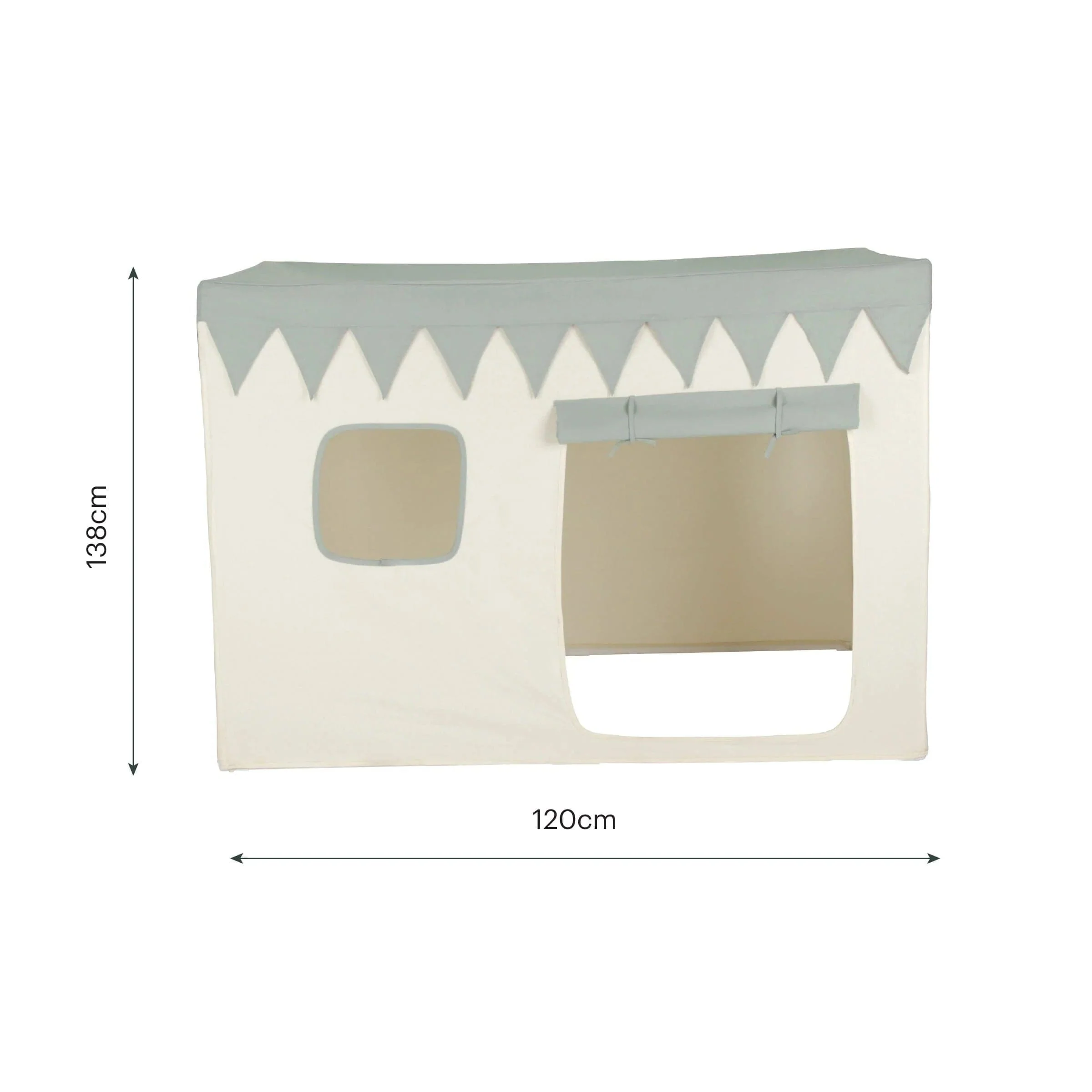 CuddleCo Play House with Bunting - Sea Salt - Image 7