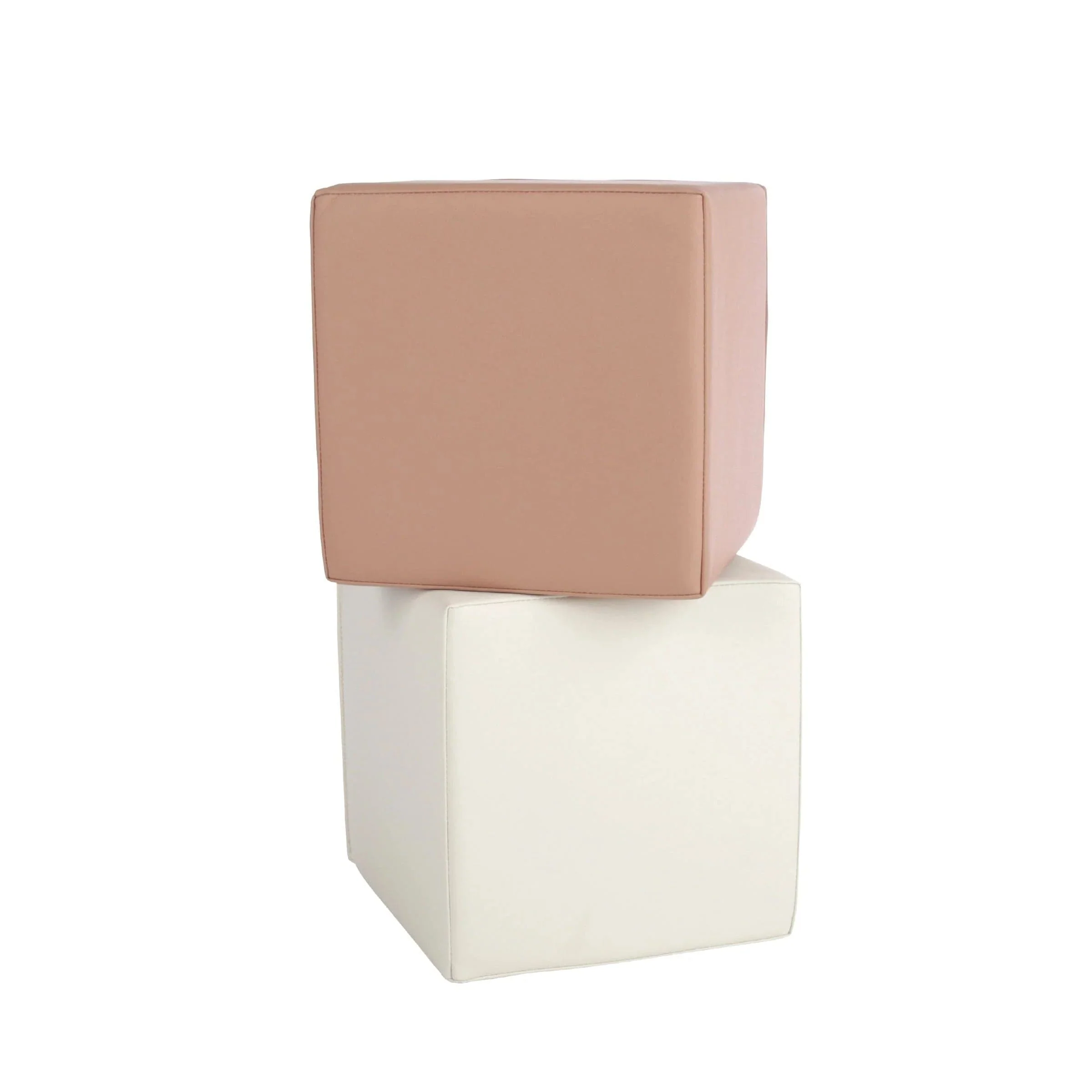 CuddleCo Soft Play Cubes 2 Piece - Tuscany & Pebble - Image 3