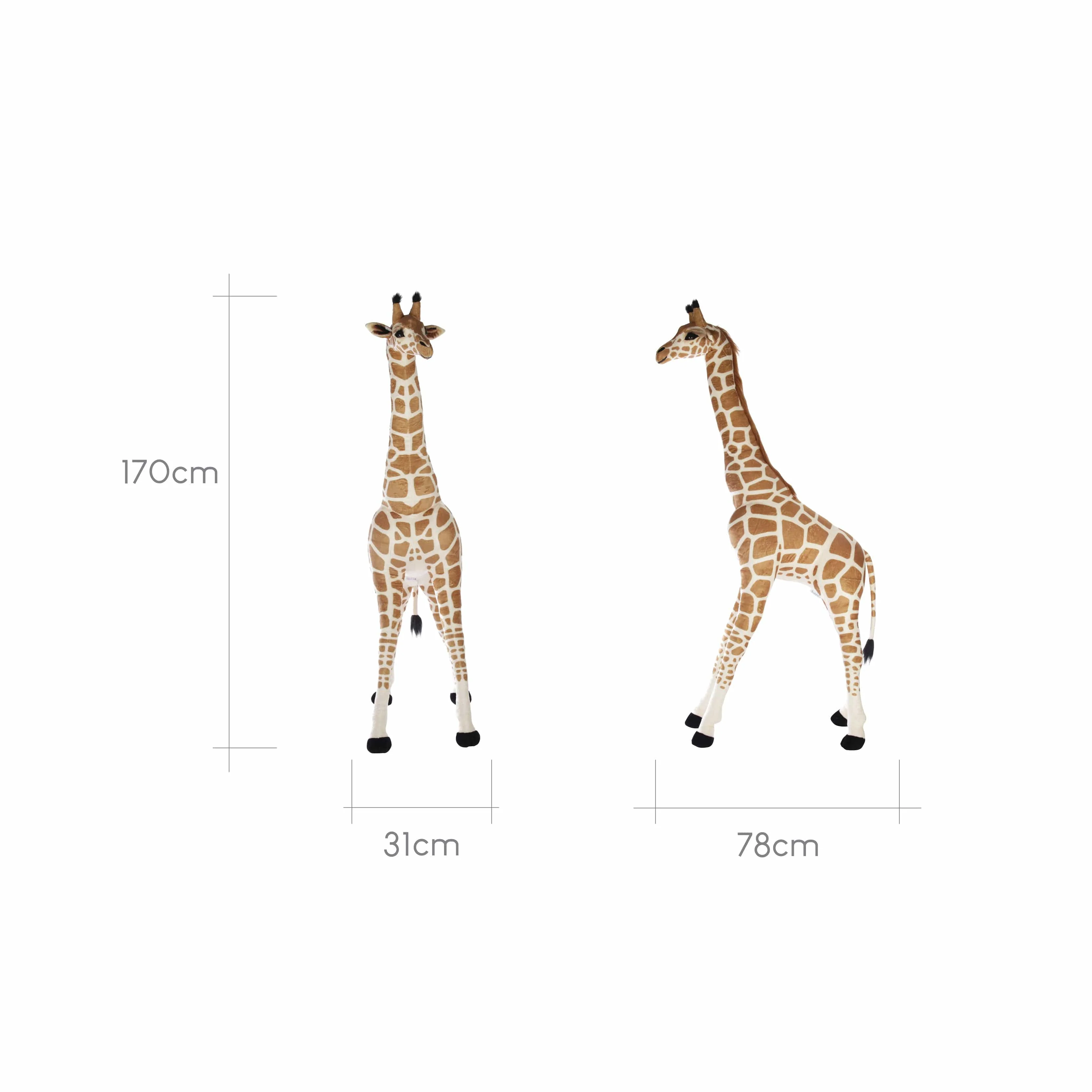 Cuddleco Standing Giraffe (170cm) - Image 5