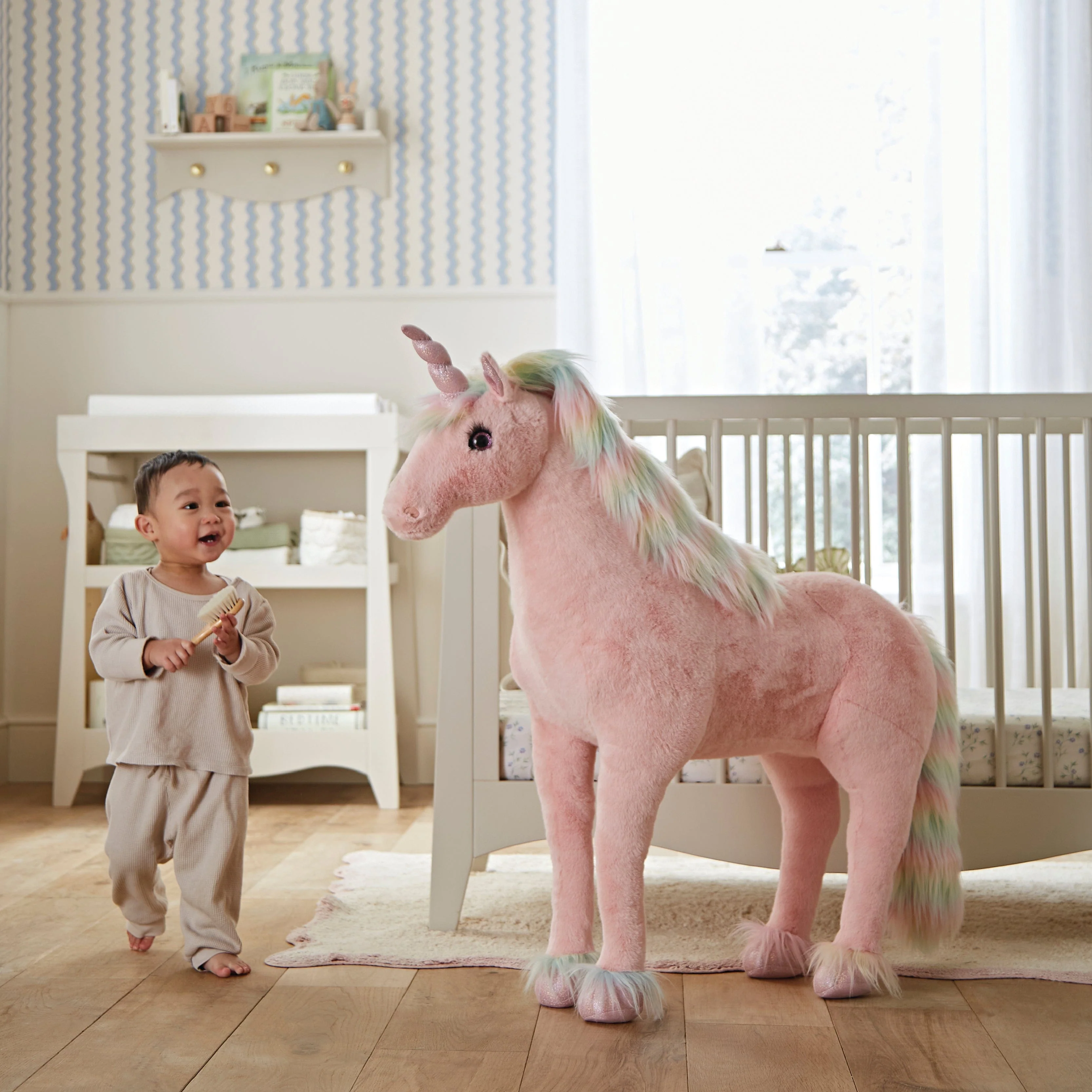 Cuddleco Standing Unicorn - Rainbow - Image 4