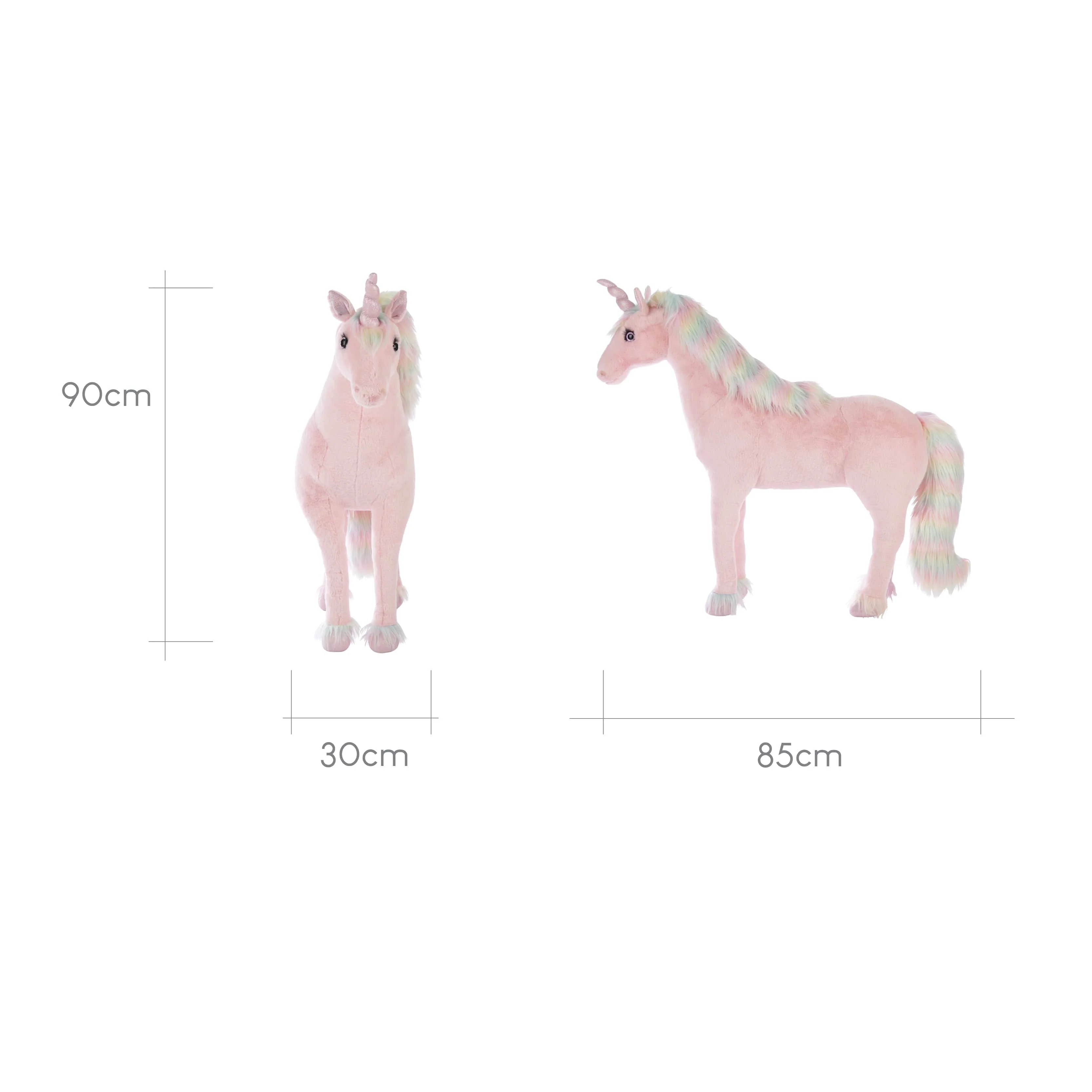 Cuddleco Standing Unicorn - Rainbow - Image 5