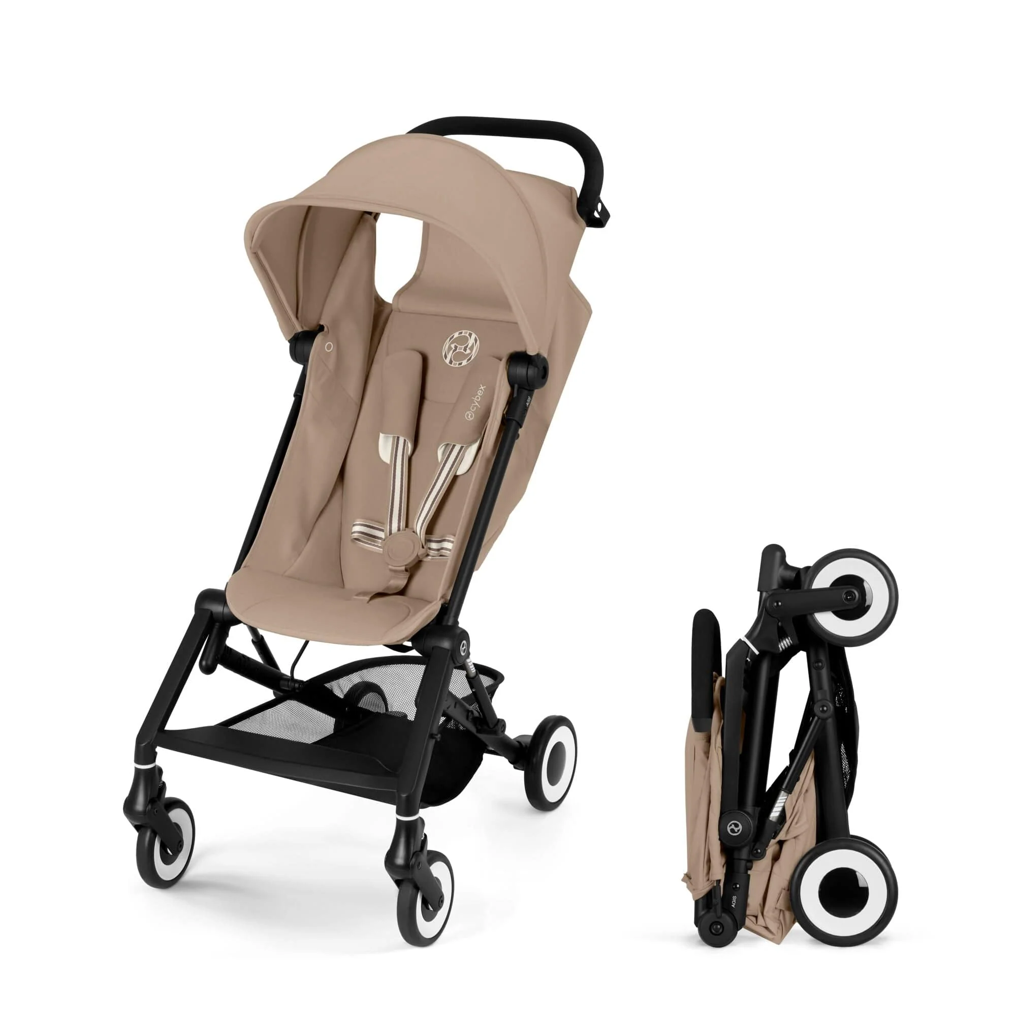 Cybex AGIS Compact Stroller - Almond Beige - Image 6