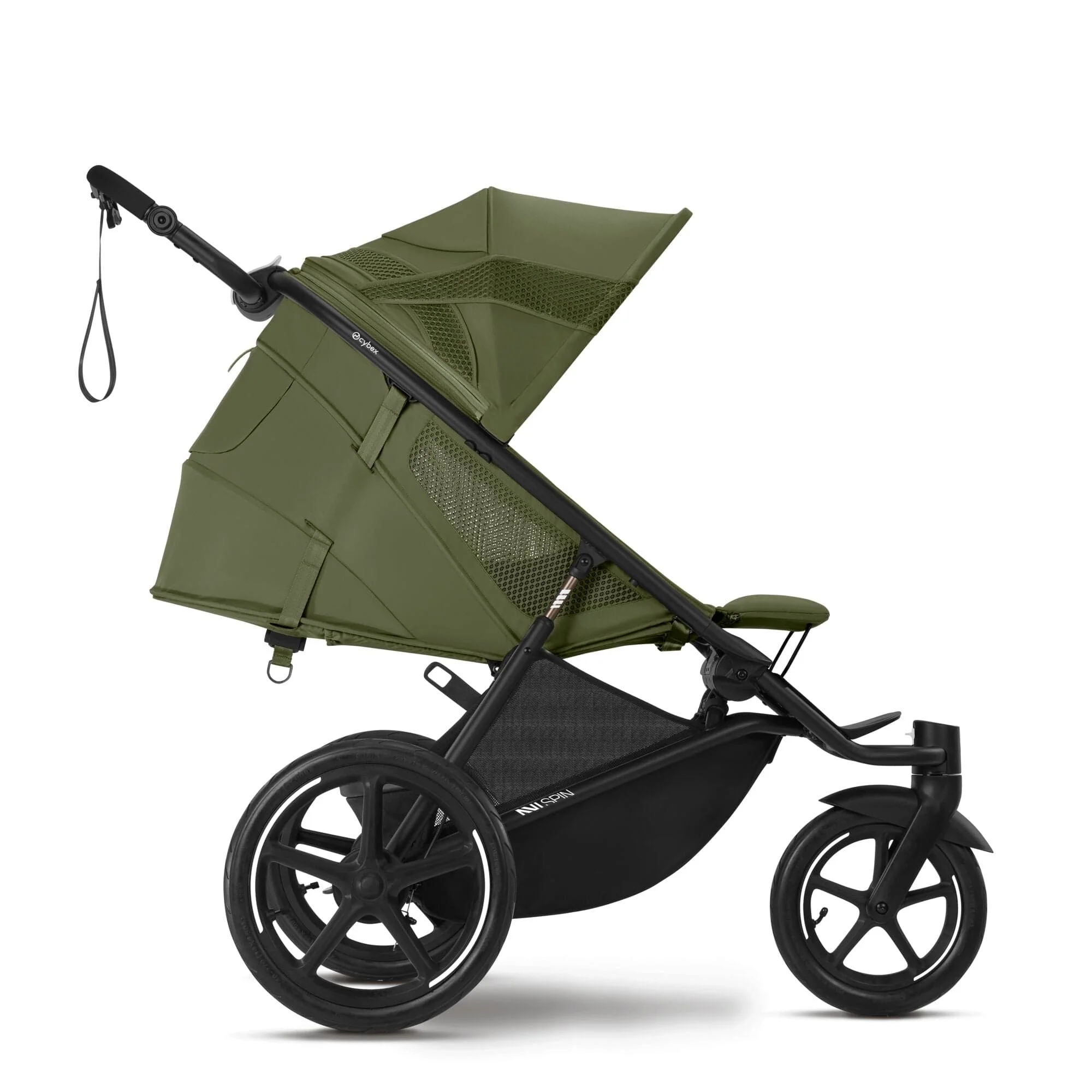 Cybex AVI Spin 3 Wheel Pushchair - Moss Green - Image 3