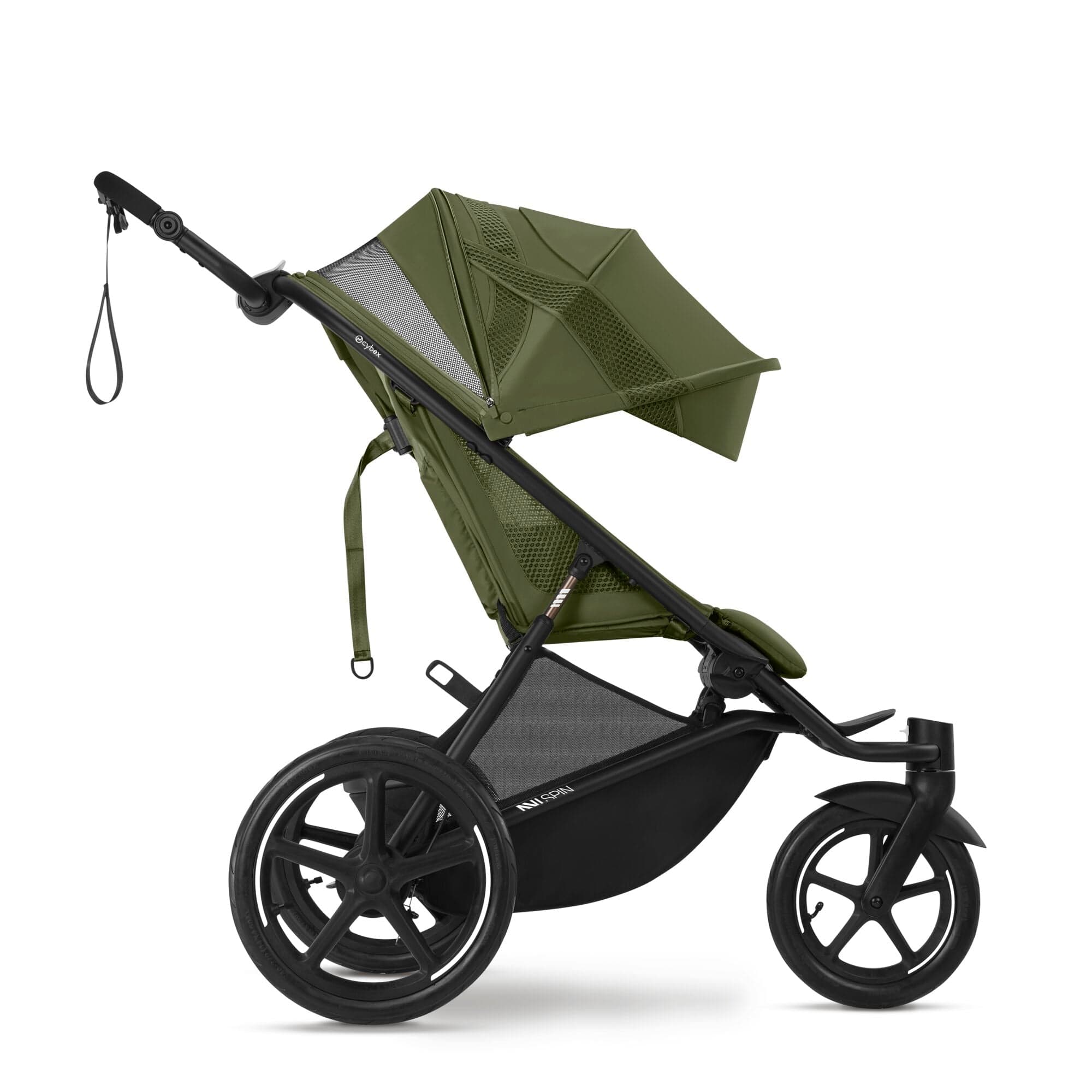 Cybex AVI Spin 3 Wheel Pushchair - Moss Green - Image 7