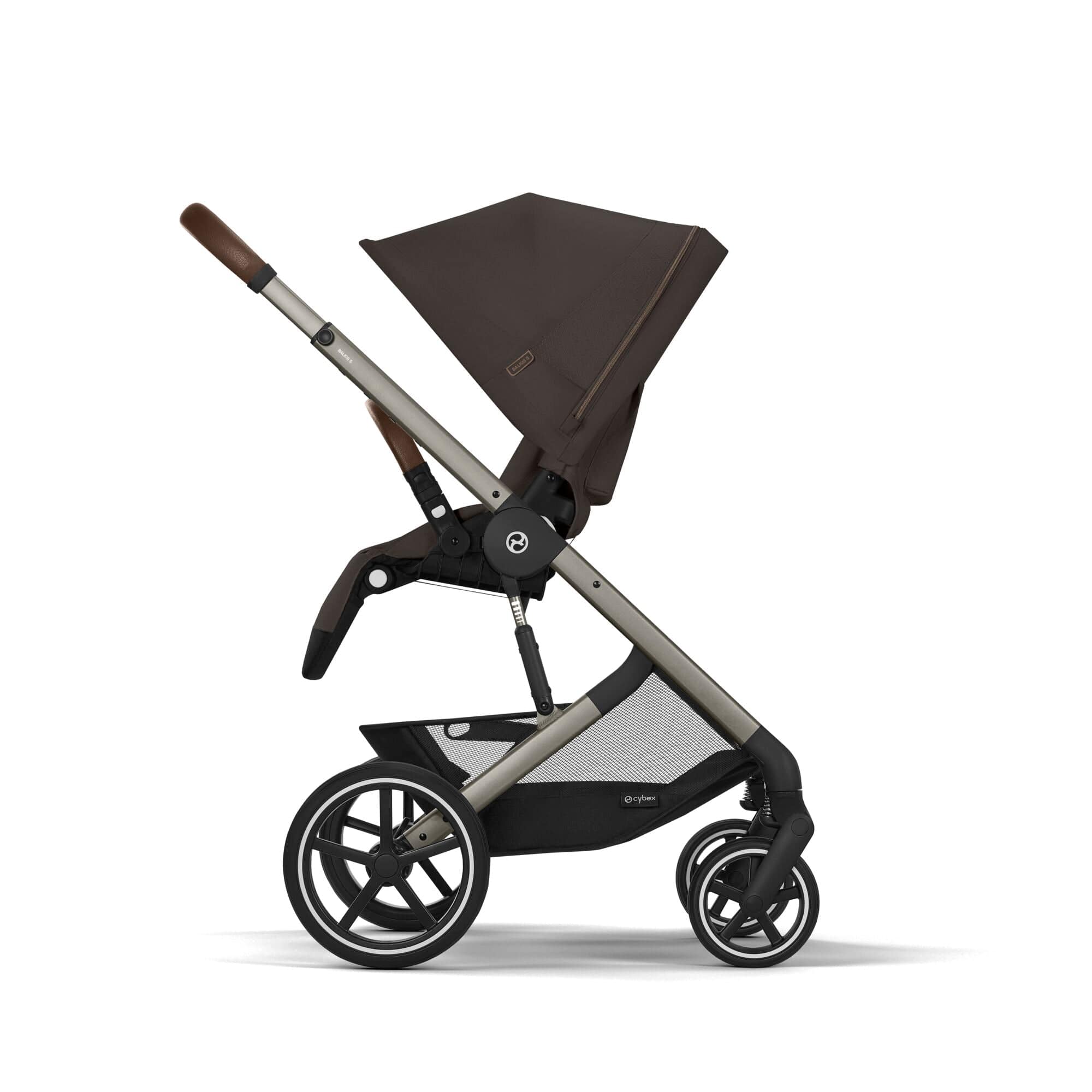 Cybex Balios S Lux Pushchair - Taupe / Chocolate Brown - Image 3