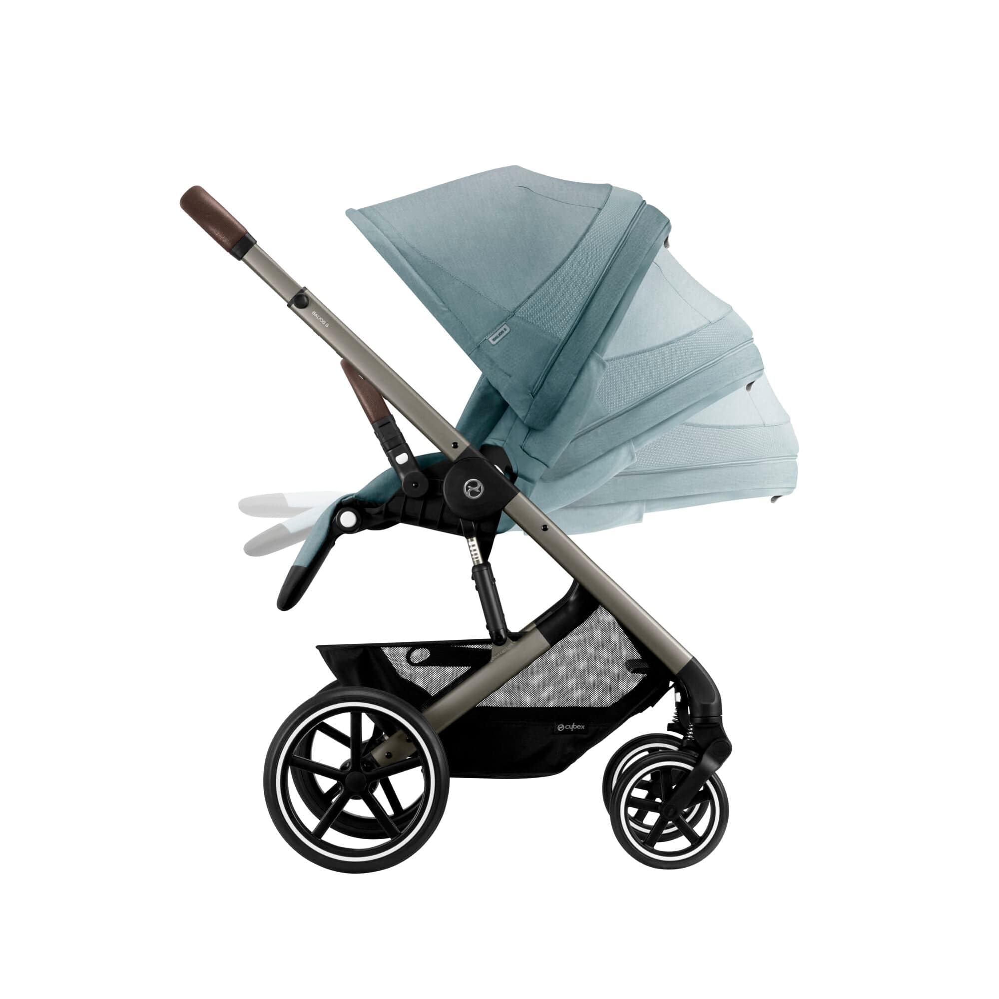 Cybex Balios S Lux Taupe Frame - Sky Blue - Image 3