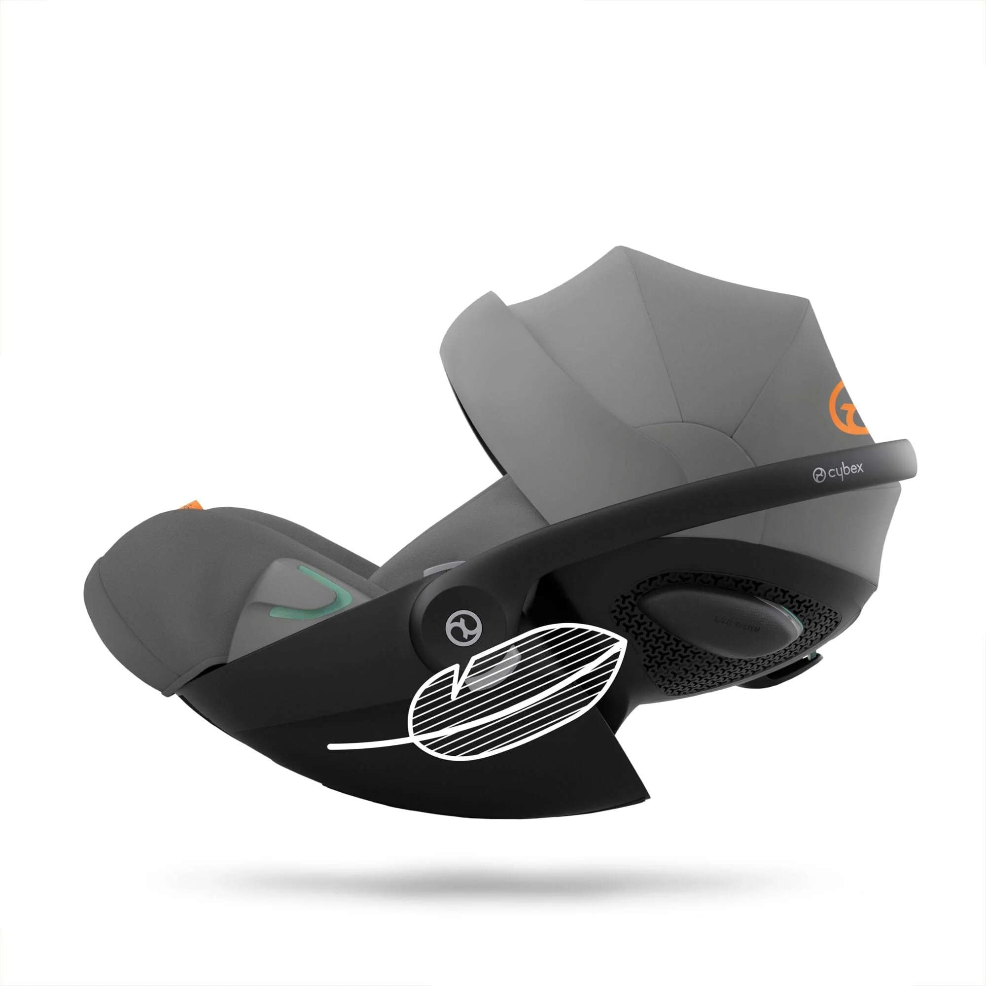 Cybex Cloud G i-Size PLUS Rotating Baby Car Seat - Lava Grey - Image 6