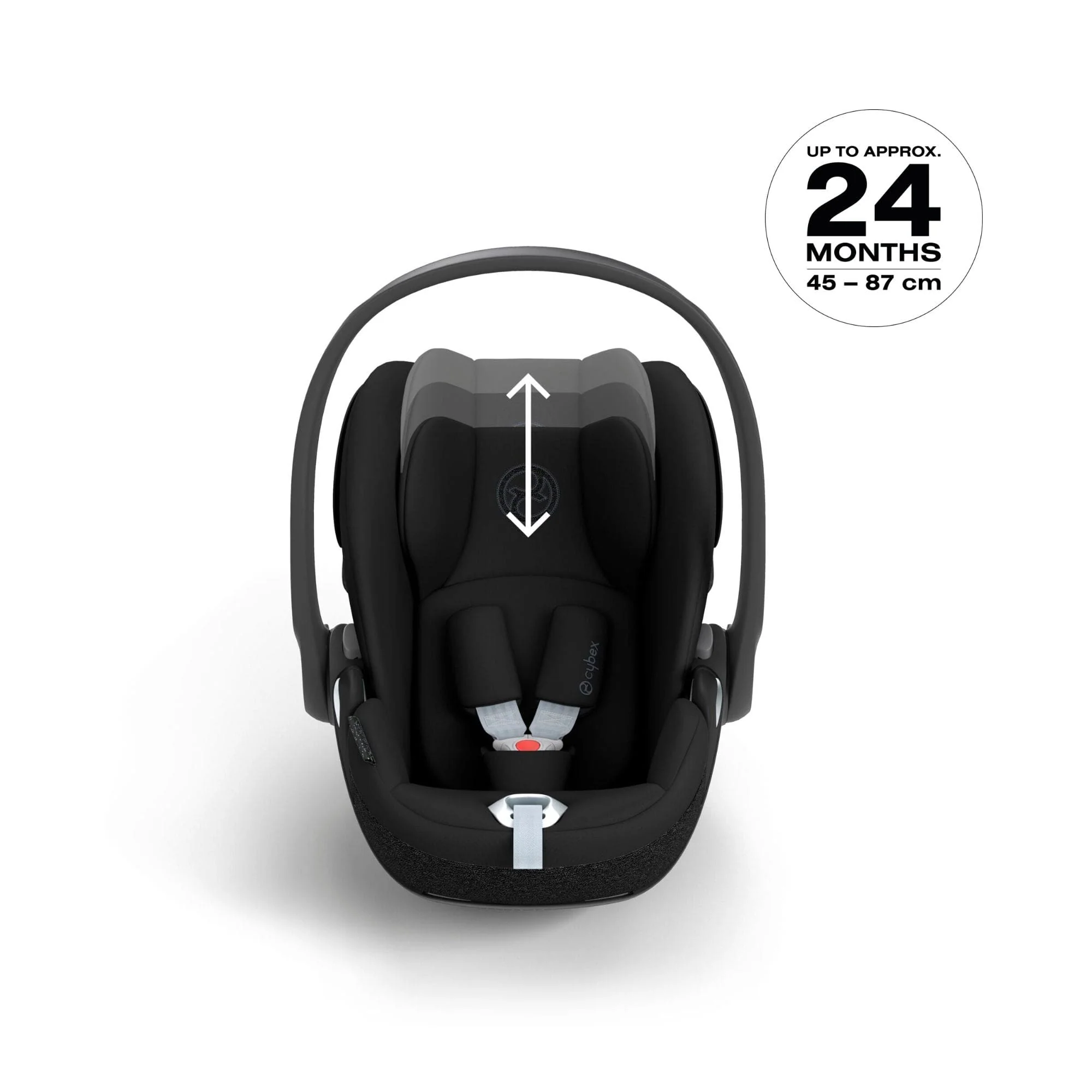 Cybex Cloud T i-Size Rotating Baby Car Seat - Sepia Black - Image 4